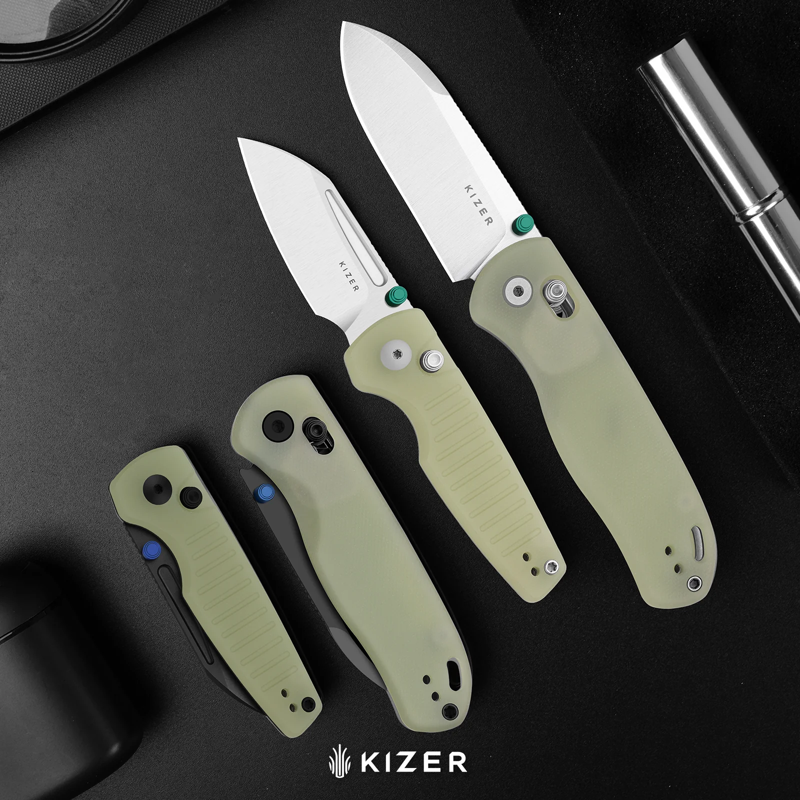 Parakeet | GID G10 Handle | Kizer Button Liner Lock™ | Nitro-V | KizerV™ 2706A7 - Image 8