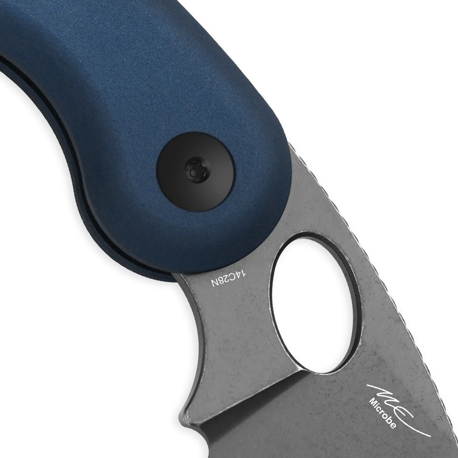 Microbe™ | Kizer Button Liner Lock™ | 14C28N | Aluminum | KizerV™ 2742A1 - Image 7