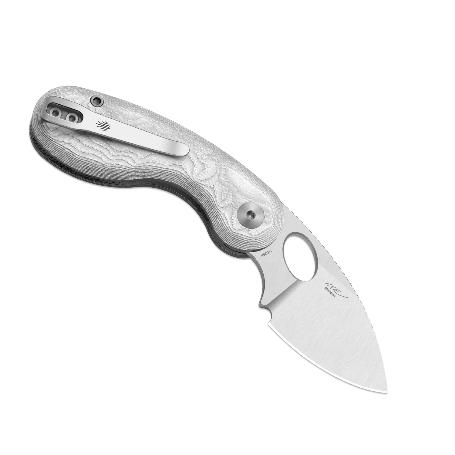 Microbe™ | 5Th Pocket Knife | Kizer Button Liner Lock™ | Aluminum Foil G10 Handle | KizerV™ 2742A11 - Image 3