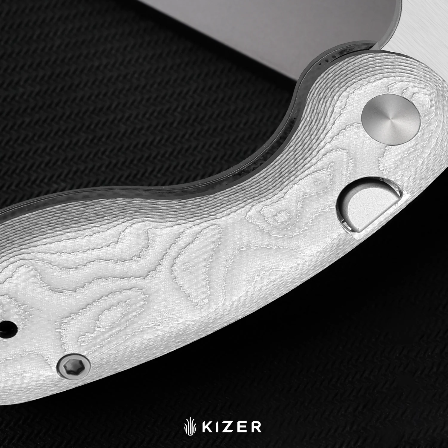 Microbe™ | 5Th Pocket Knife | Kizer Button Liner Lock™ | Aluminum Foil G10 Handle | KizerV™ 2742A11 - Image 11