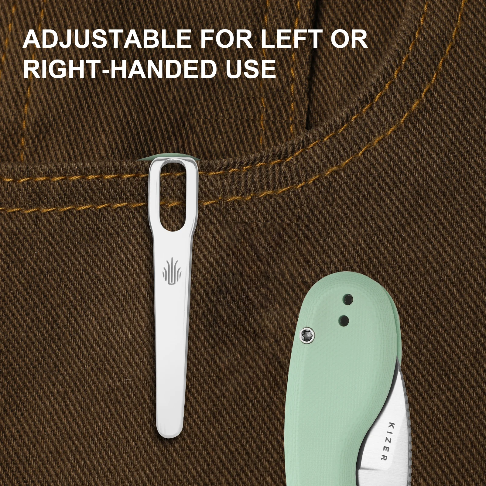Microbe™ | Kizer Button Liner Lock™ | 14C28N | G10 | KizerV™ 2742A4 - Image 14