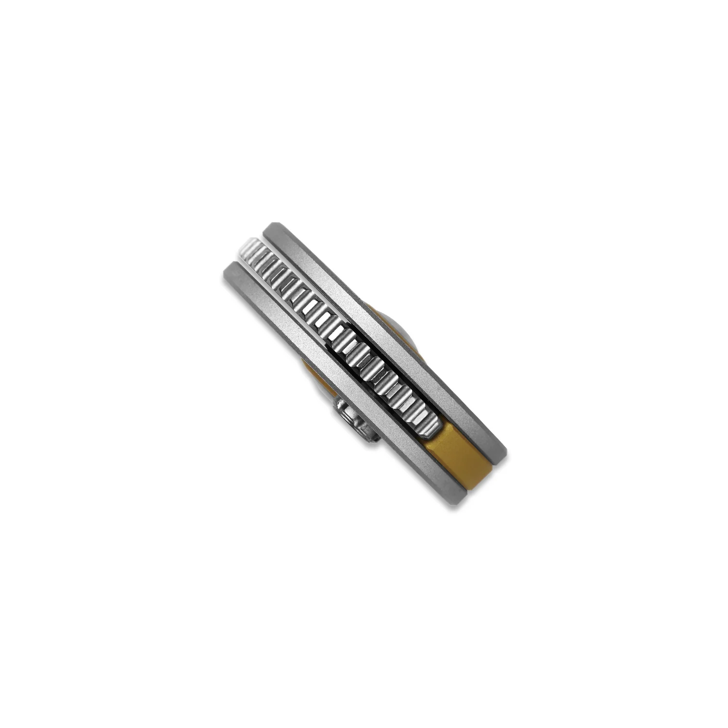 Snail-Trail | 5th Pocket Coin Knife | Detent Slip Joint | AEB-L | Matte Silver Aluminum Handle | Flat Grind | KizerV™ 2757A3 - Image 4