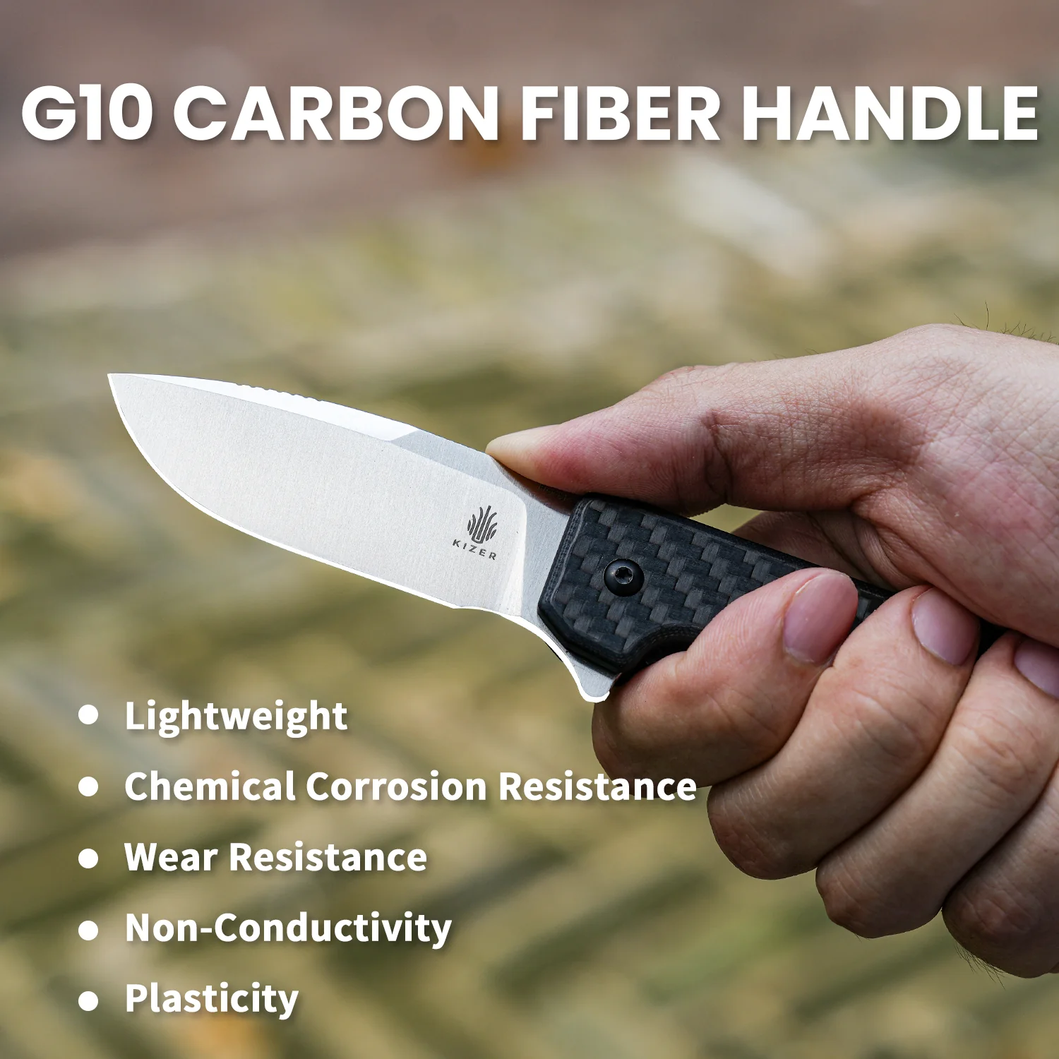 Nice Guy | 154CM | G10 Carbon Fiber | KizerV™ 3011C1 - Image 10