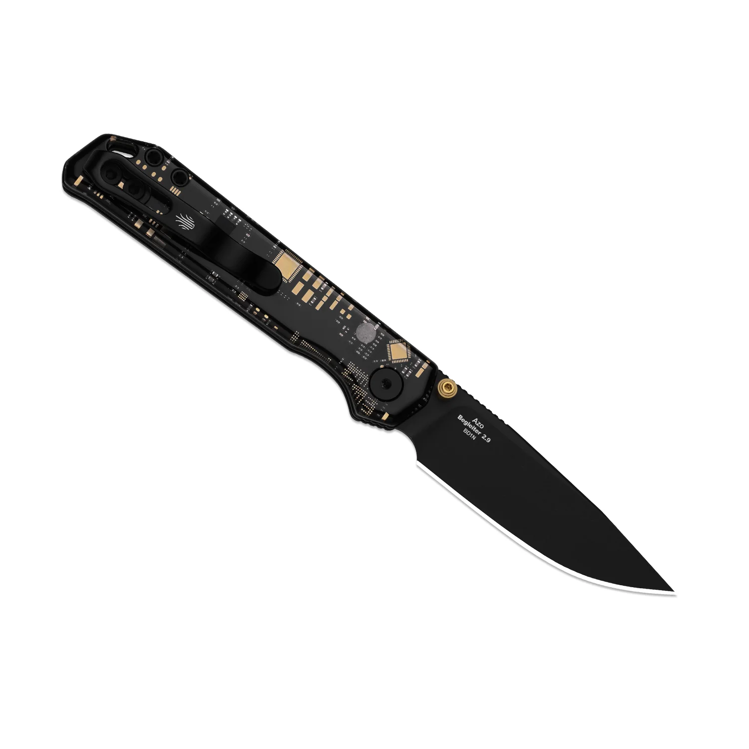 Begleiter 2.9 | Kizer Button Liner Lock™ | BD1N | Resin & PCB | Satin Finish | KizerV™ 3458.2BDA3 - Image 3