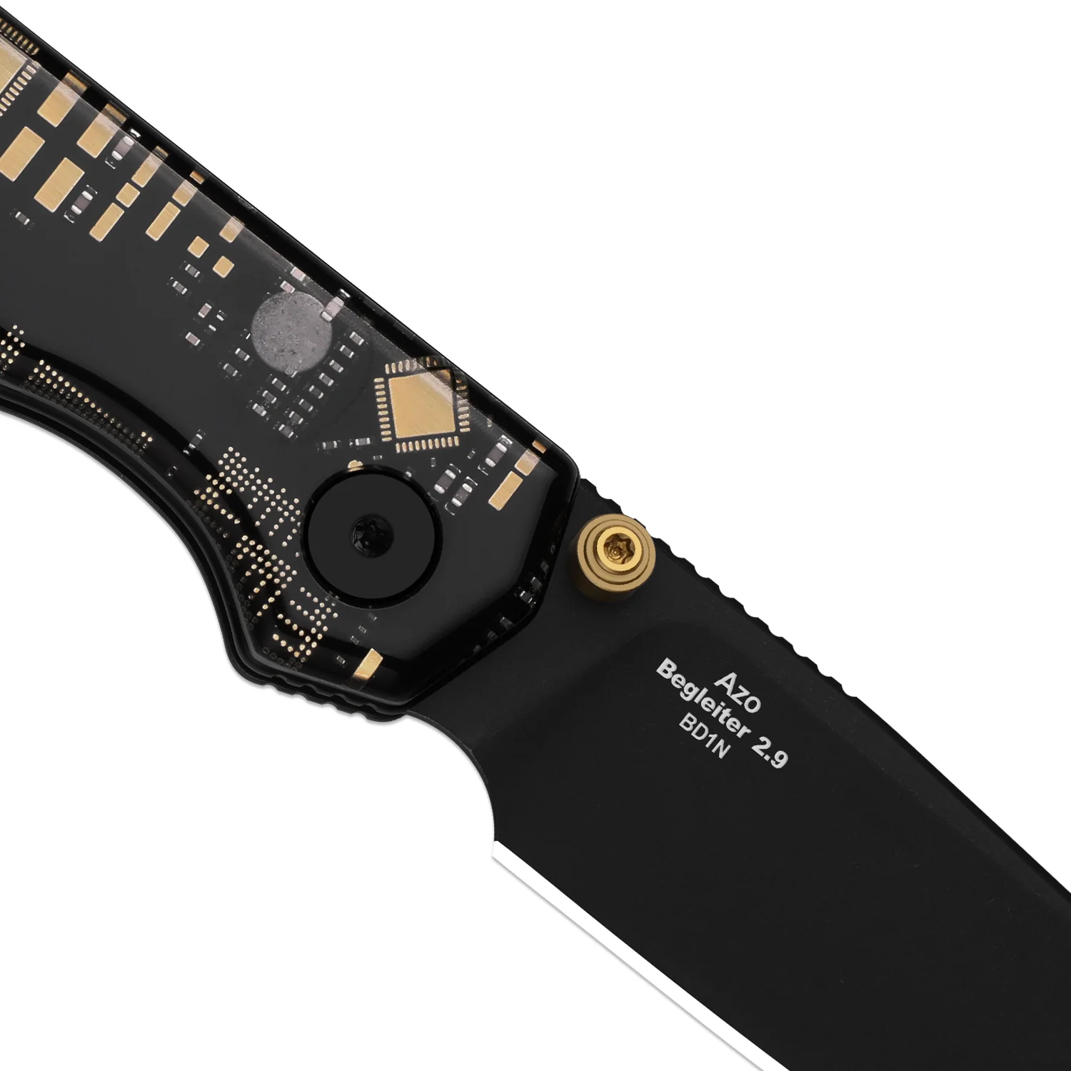 Begleiter 2.9 | Kizer Button Liner Lock™ | BD1N | Resin & PCB | Satin Finish | KizerV™ 3458.2BDA3 - Image 7