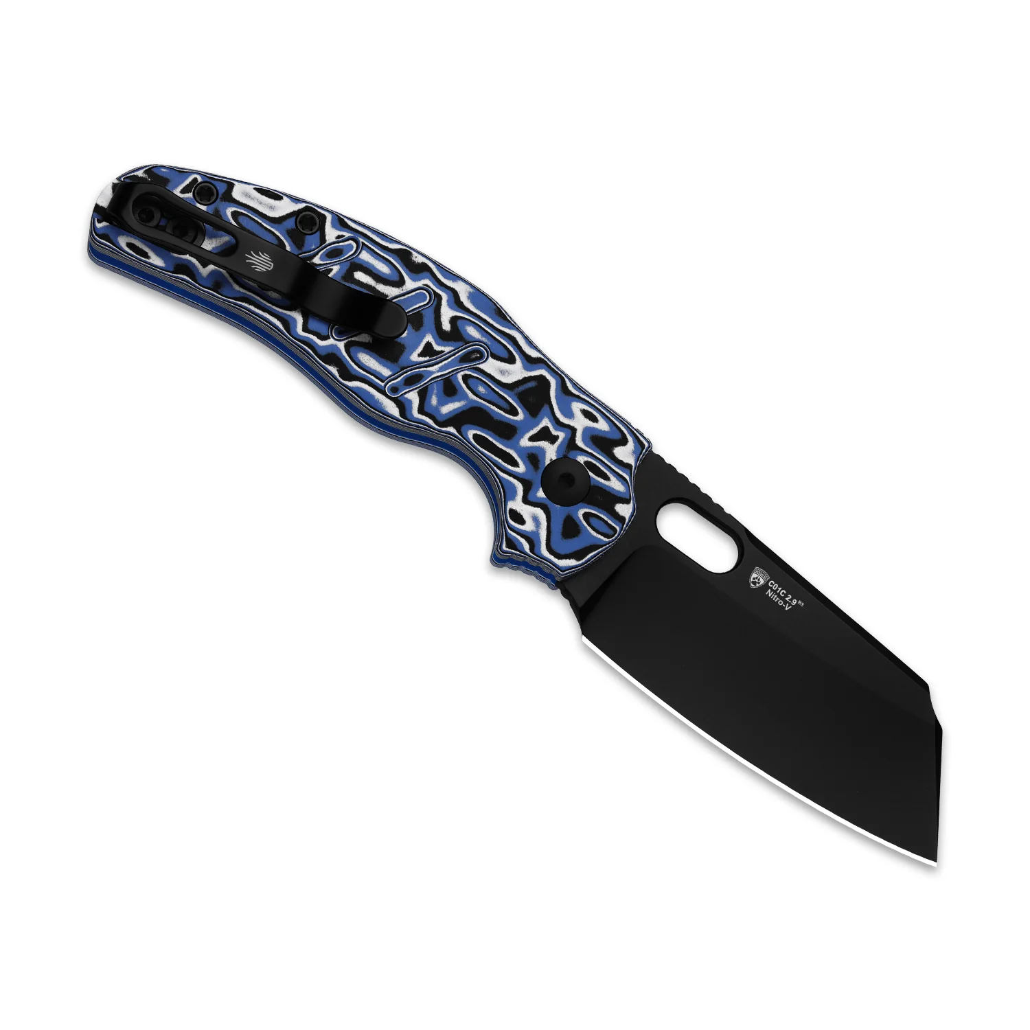 Sheepdog® C01C 2.9 BS | Kizer Button Liner Lock™ | Nitro-V | Vortex Pattern Micarta | PVD Coating | KizerV™ 3488.29BSA1 - Image 3