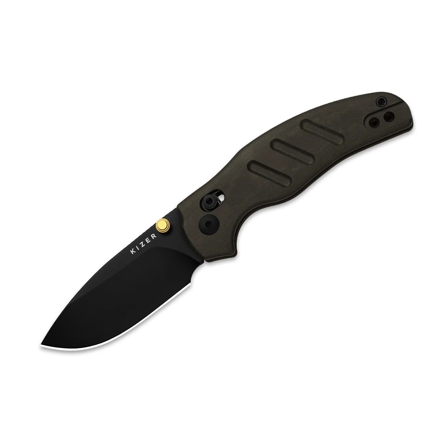 Sheepdog® C01C 2.9 CD | Kizer Clutch Lock™ | Richlite |  Nitro-V | PVD Coating | KizerV™ 3488.29CDA2 - Image 2