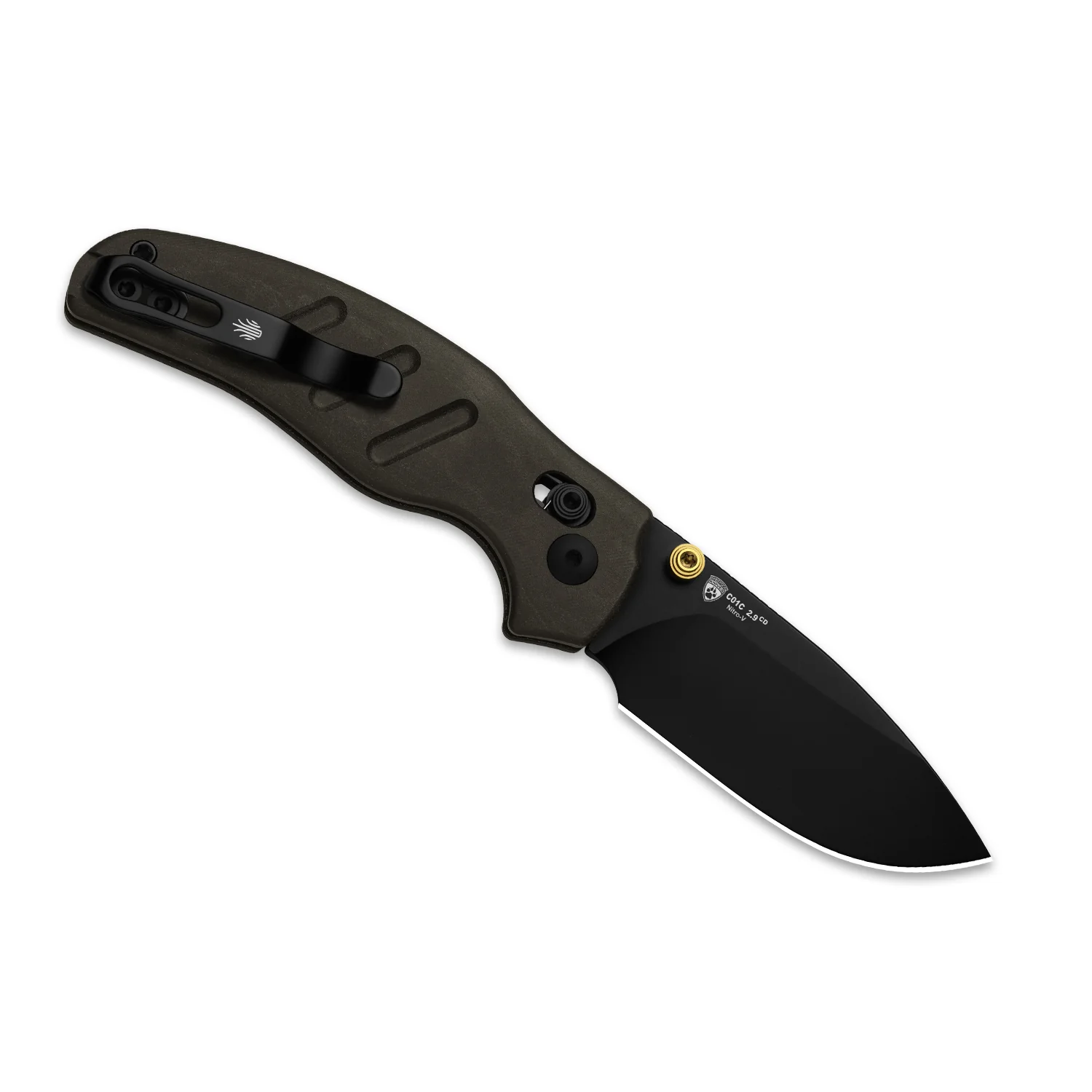 Sheepdog® C01C 2.9 CD | Kizer Clutch Lock™ | Richlite |  Nitro-V | PVD Coating | KizerV™ 3488.29CDA2 - Image 3
