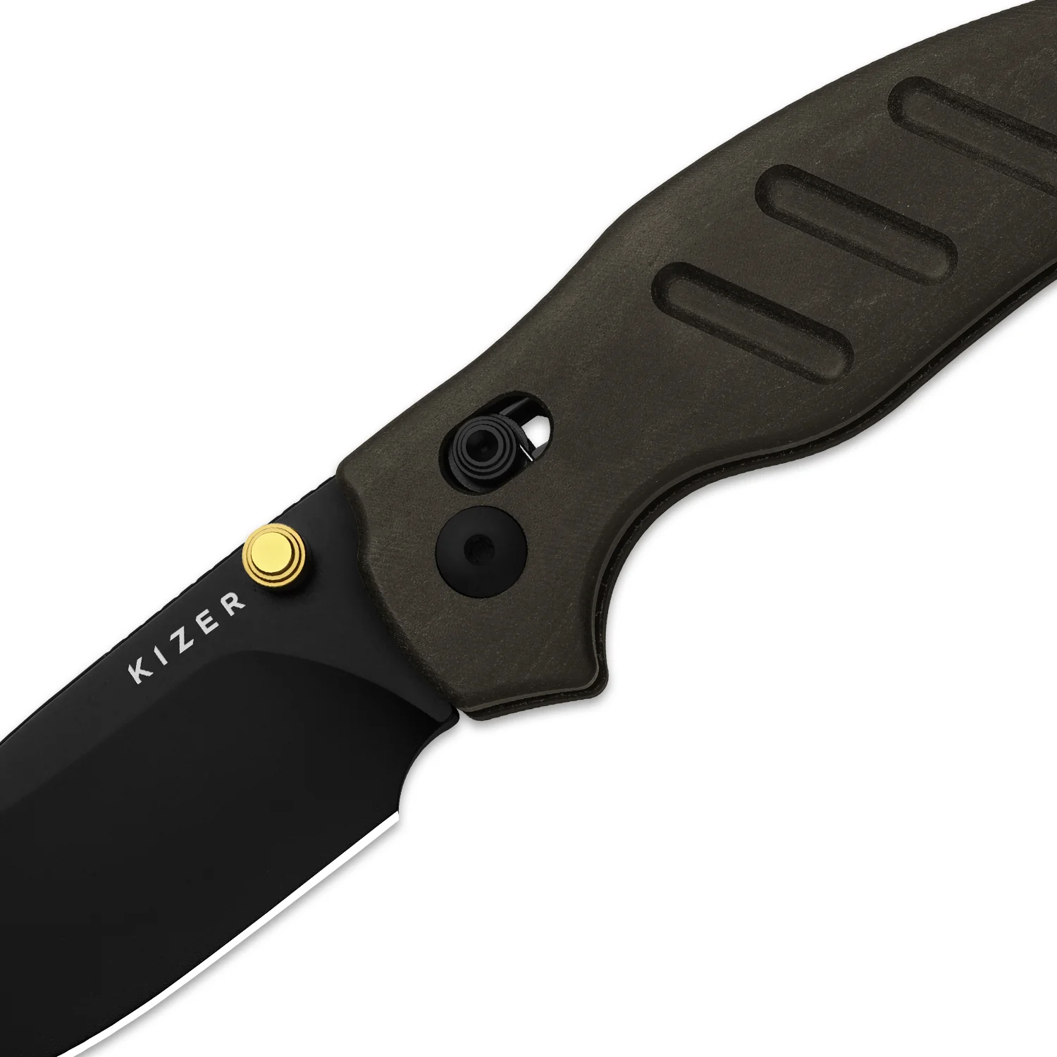 Sheepdog® C01C 2.9 CD | Kizer Clutch Lock™ | Richlite |  Nitro-V | PVD Coating | KizerV™ 3488.29CDA2 - Image 4