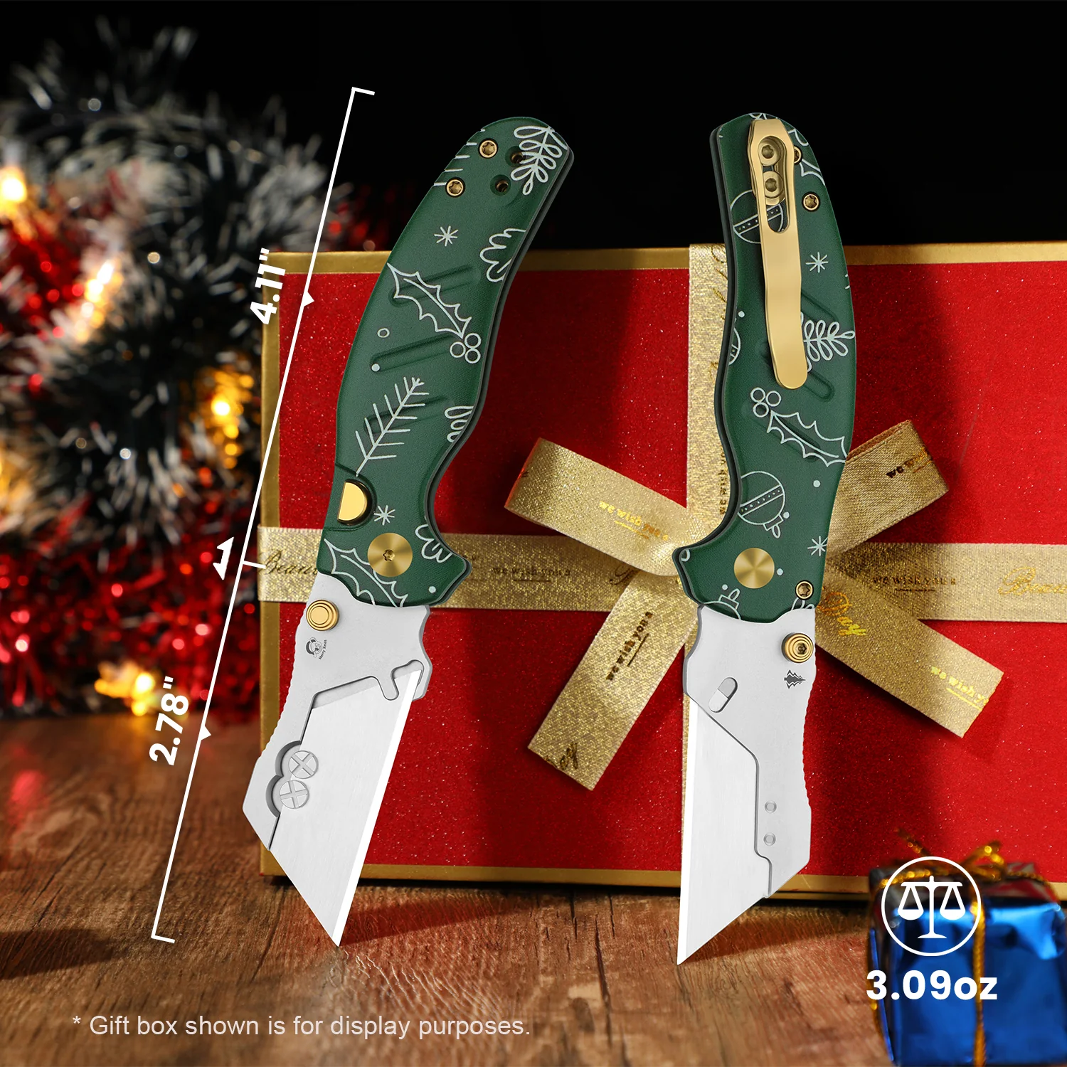 Christmas | Sheepdog® C01C 2.9 | Kizer Button Liner Lock™ | Utility Knives | Limited | KizerV™ 3488.29JMC1 - Image 14