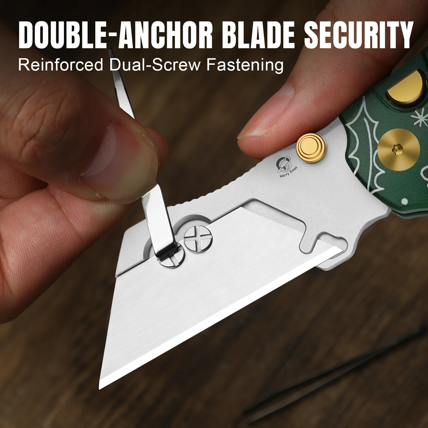 Christmas | Sheepdog® C01C 2.9 | Kizer Button Liner Lock™ | Utility Knives | Limited | KizerV™ 3488.29JMC1 - Image 9