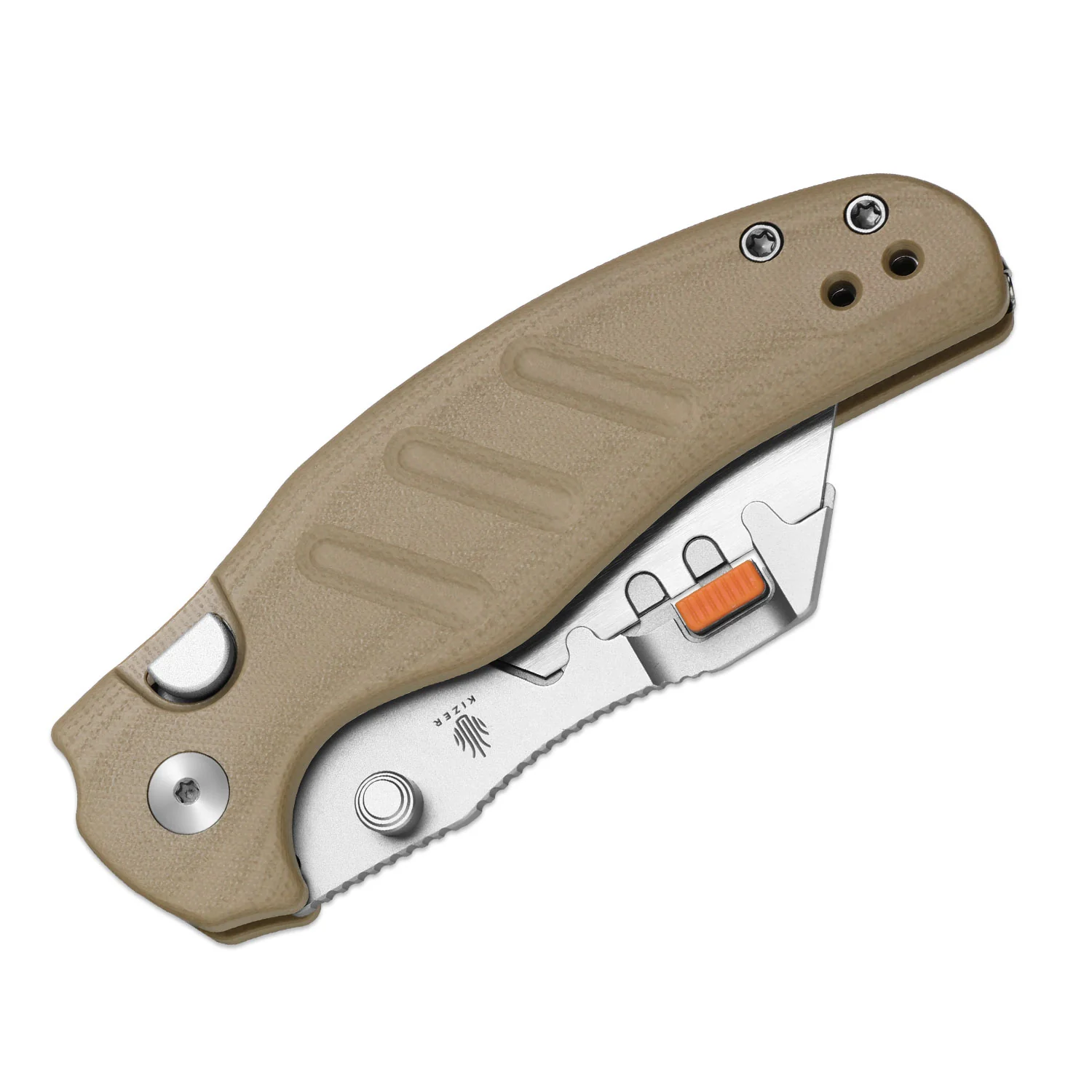 Sheepdog® Utility Knives | Kizer Button Liner Lock™ | C01C Uti 2 | 5Cr15MoV | KizerV™ 3488.29JNA2 - Image 4