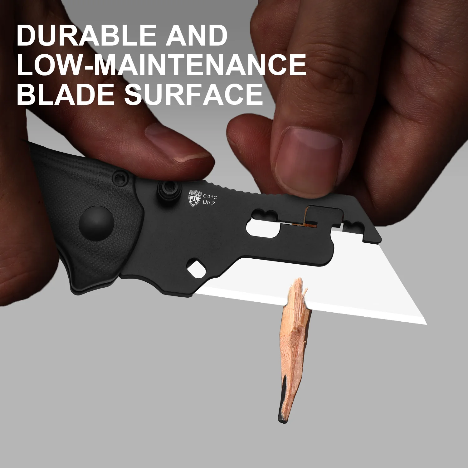 Sheepdog® Utility Knives | Kizer Button Liner Lock™ | C01C Uti 2 | 5Cr15MoV | KizerV™ 3488.29JNA3 - Image 14
