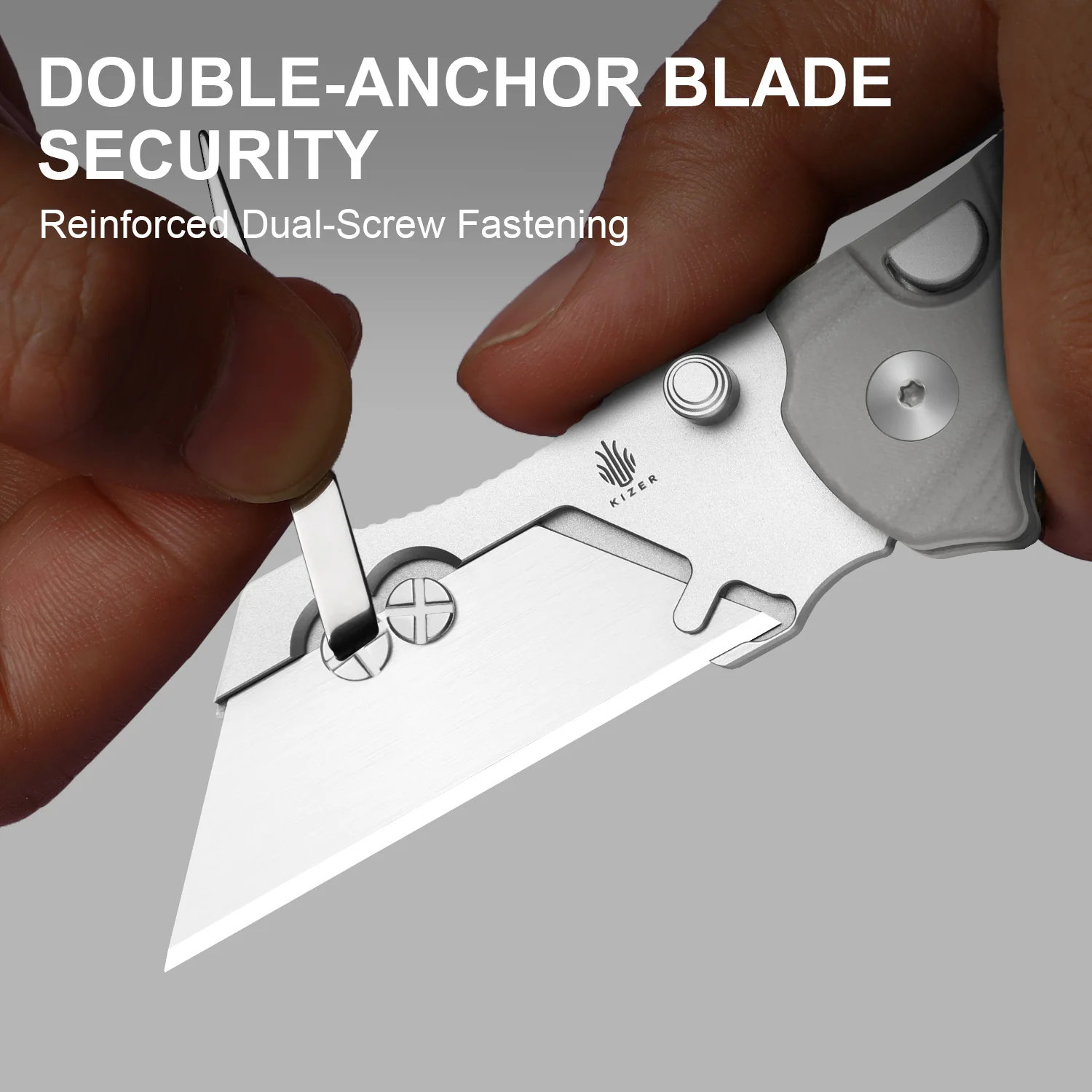 Sheepdog® Utility Knives | Kizer Button Liner Lock™ | C01C Uti 1 | 5Cr15MoV | KizerV™ 3488.29JSA1 - Image 12