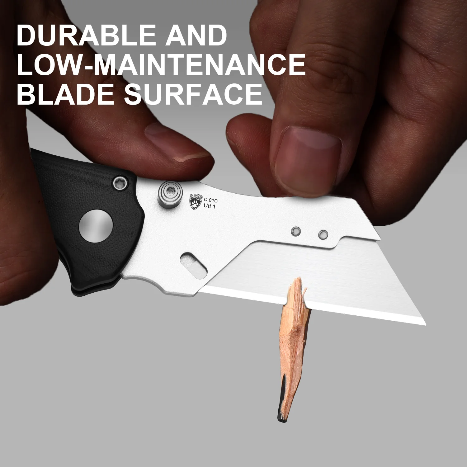 Sheepdog® Utility Knives | Kizer Button Liner Lock™ | C01C Uti 1 | 5Cr15MoV | KizerV™ 3488.29JSA3 - Image 15