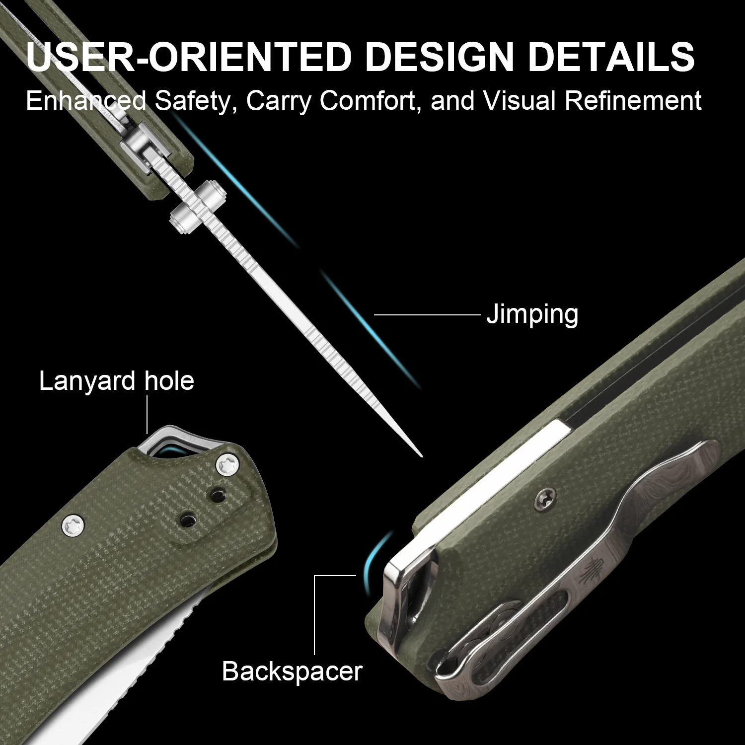 T1 BD | Button Liner Lock™ | Nitro-V | Micarta | KizerV™ 3490.2BA1 - Image 13