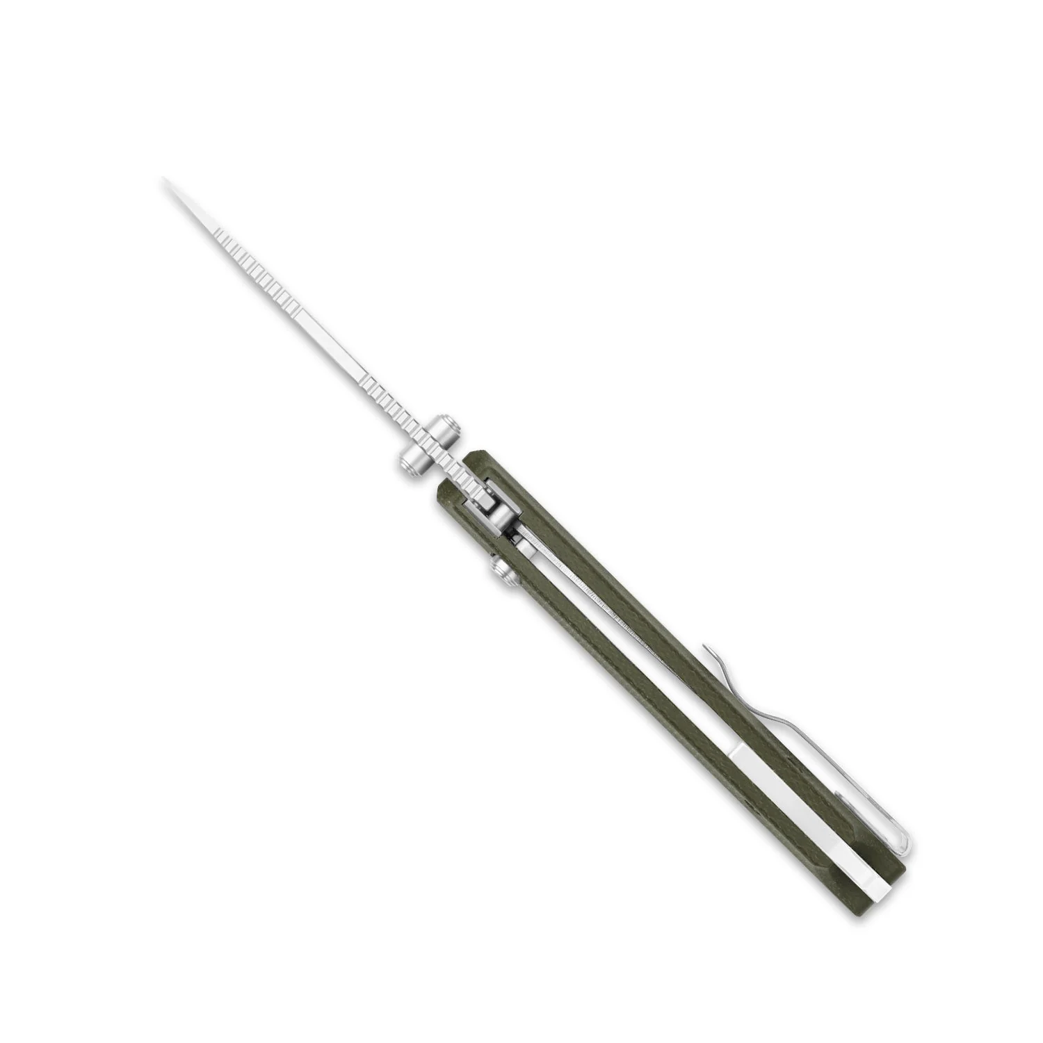 T1 BD | Button Liner Lock™ | Nitro-V | Micarta | KizerV™ 3490.2BA1 - Image 5