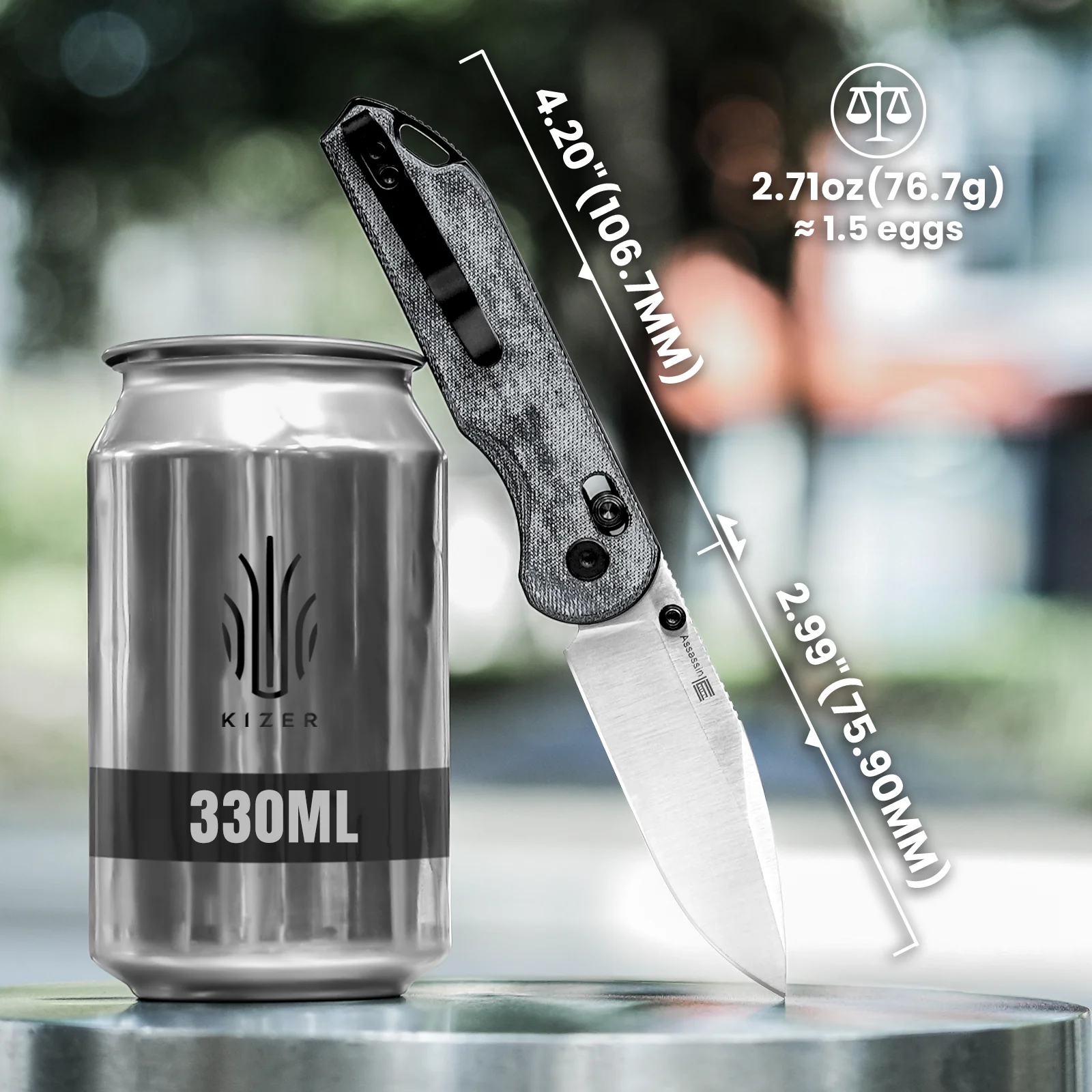 Assassin | Nitro-V | Micarta | KizerV™ 3549A2 - Image 18