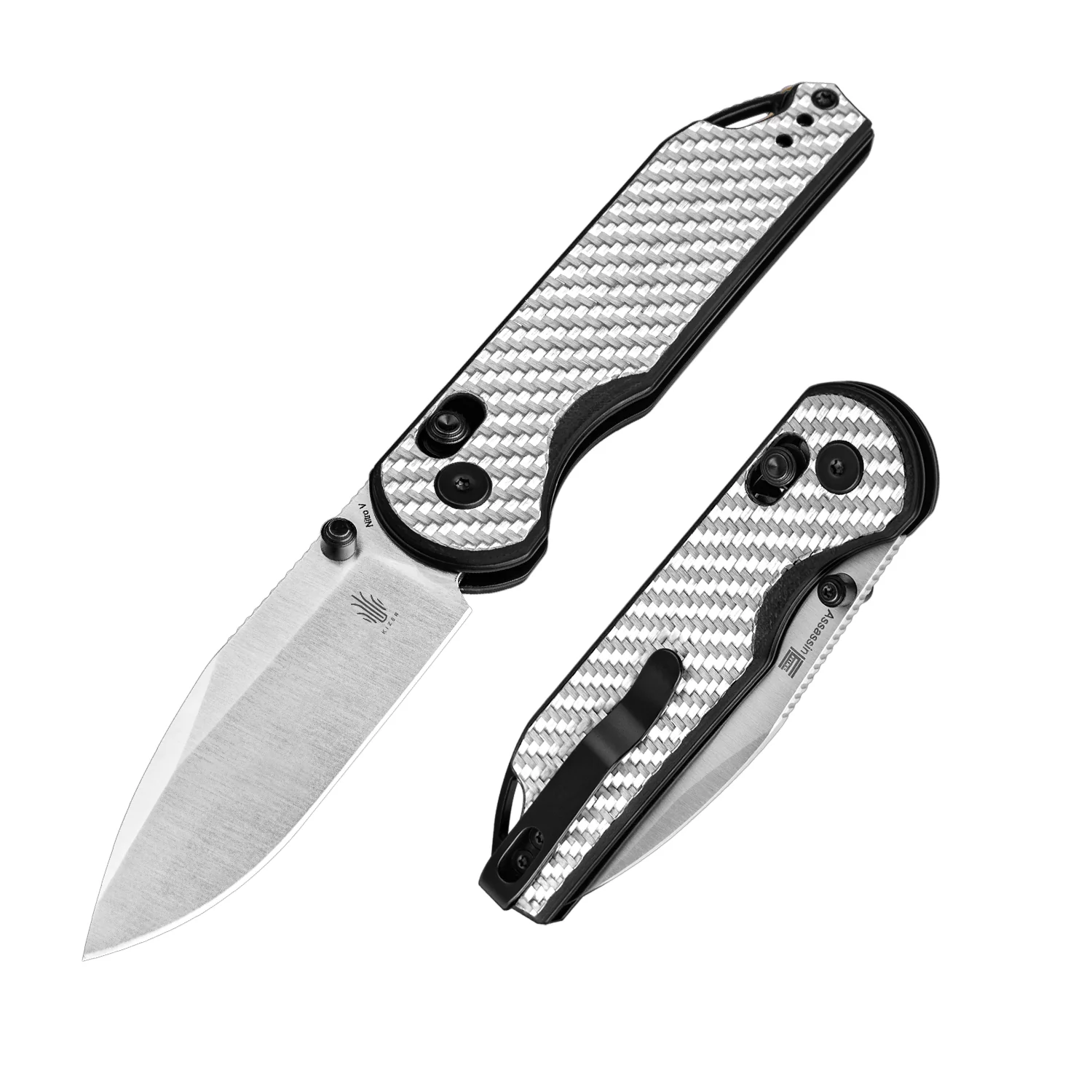 Assassin | Nitro-V | G10 Carbon Fiber | KizerV™ 3549A3 - Image 10