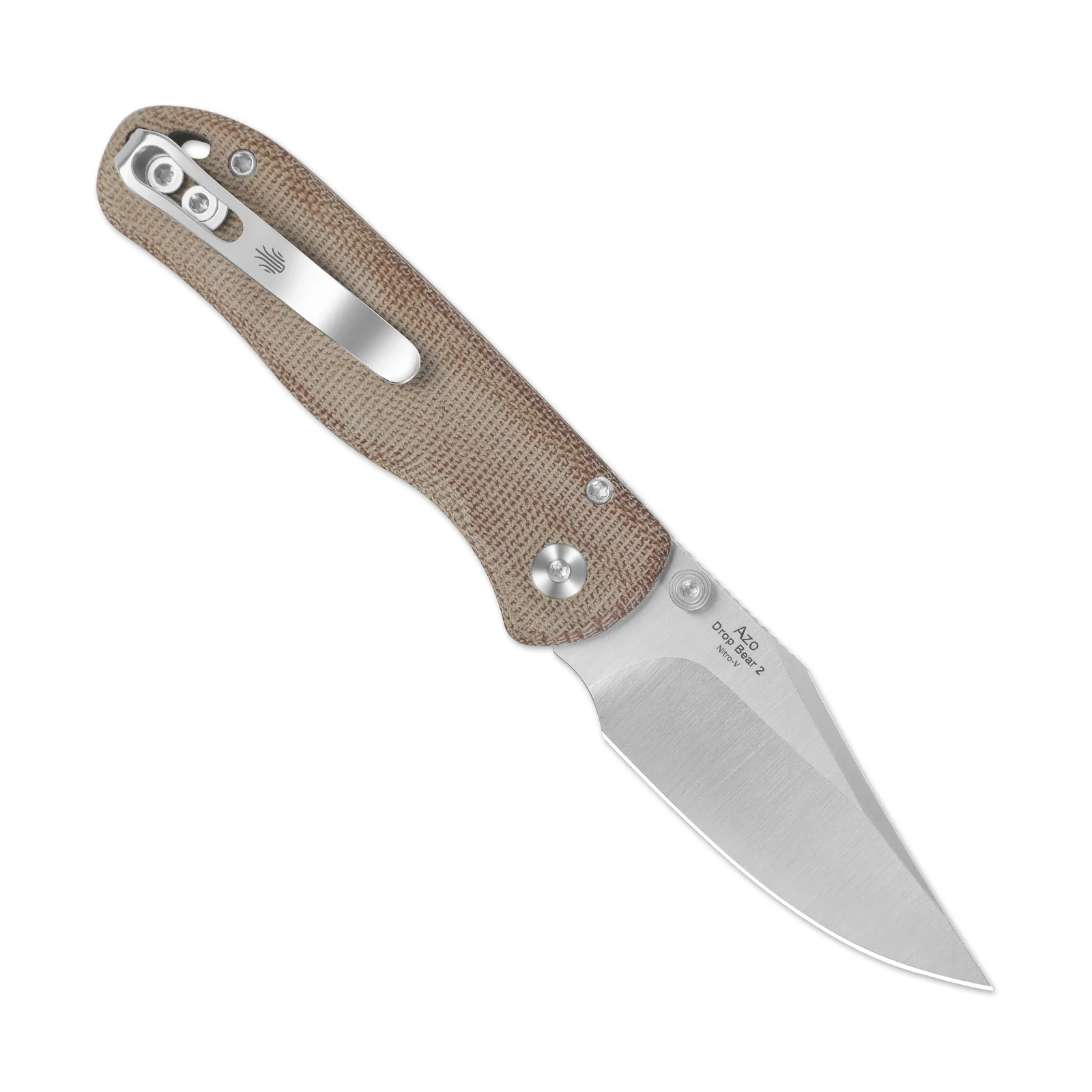 Drop Bear® 2 | Kizer Button Liner Lock™ | Nitro-V | Micarta | Kizer Button Liner Lock™ | KizerV™ 3619.2CC1 - Image 3