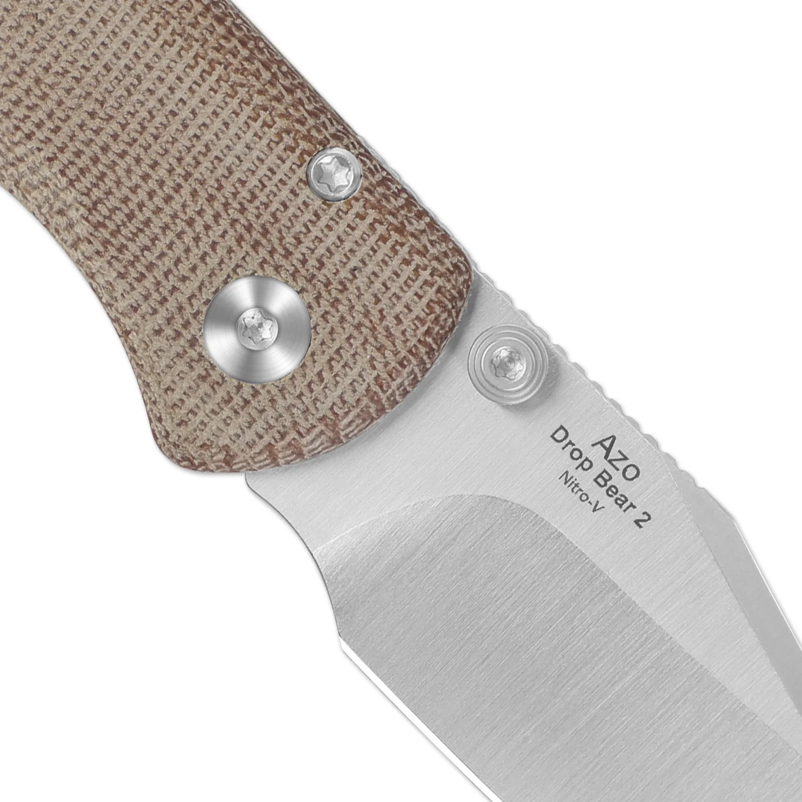 Drop Bear® 2 | Kizer Button Liner Lock™ | Nitro-V | Micarta | Kizer Button Liner Lock™ | KizerV™ 3619.2CC1 - Image 7