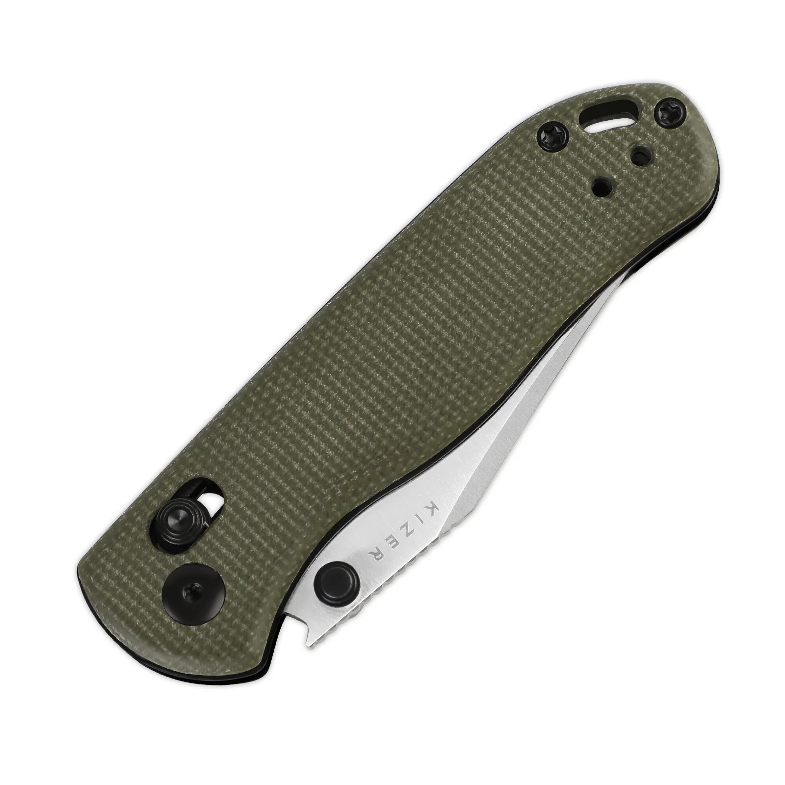Drop Bear® 2 | Kizer Clutch Lock™ | Nitro-V | Micarta | KizerV™ 3619.2KC1 - Image 6