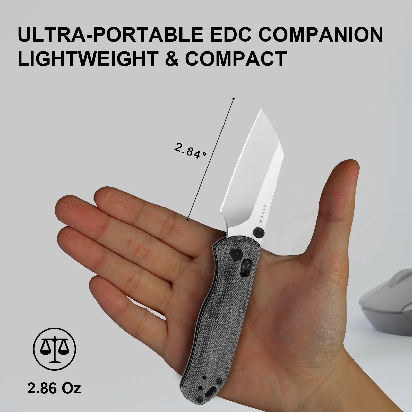 Drop Bear® 2 | Kizer Clutch Lock™ | Nitro-V | Micarta | KizerV™ 3619.2KS1 - Image 11