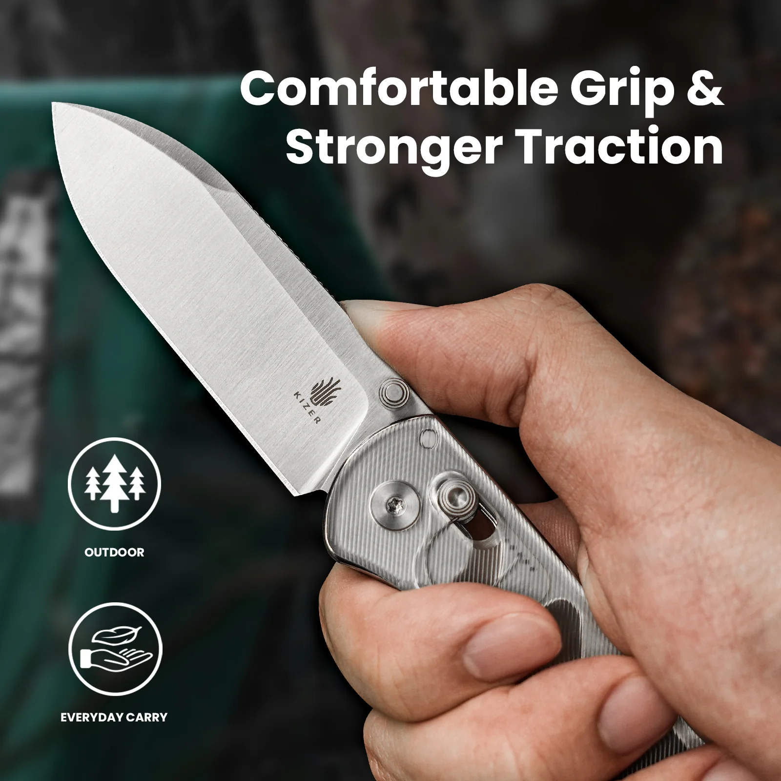 Drop Bear® | Kizer Clutch Lock™ | Nitro-V | Acrylic Handle | KizerV™ 3619A1 - Image 11