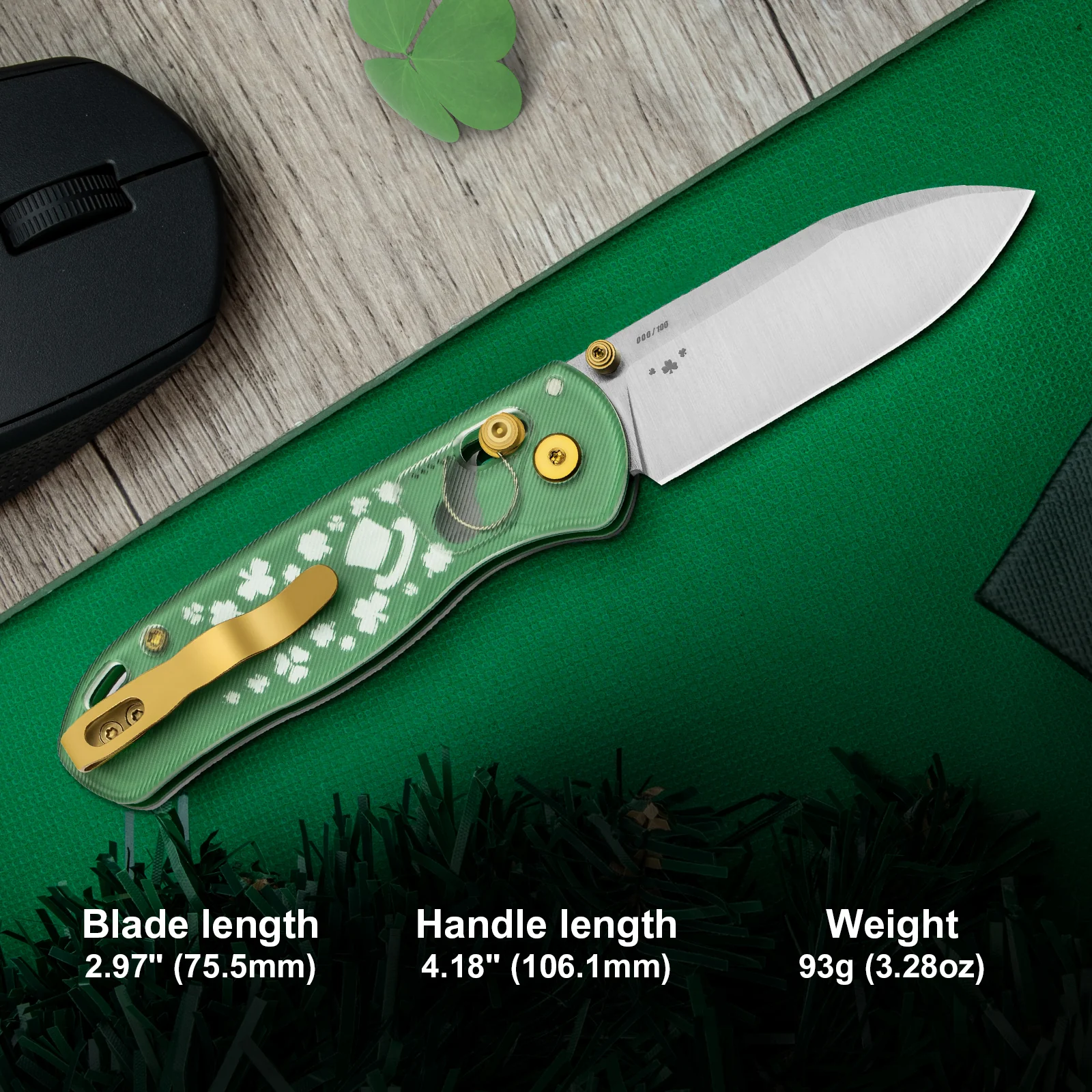 Drop Bear® | Kizer Clutch Lock™ | Nitro-V | Acrylic Handle | KizerV™ 3619A10 - Image 12