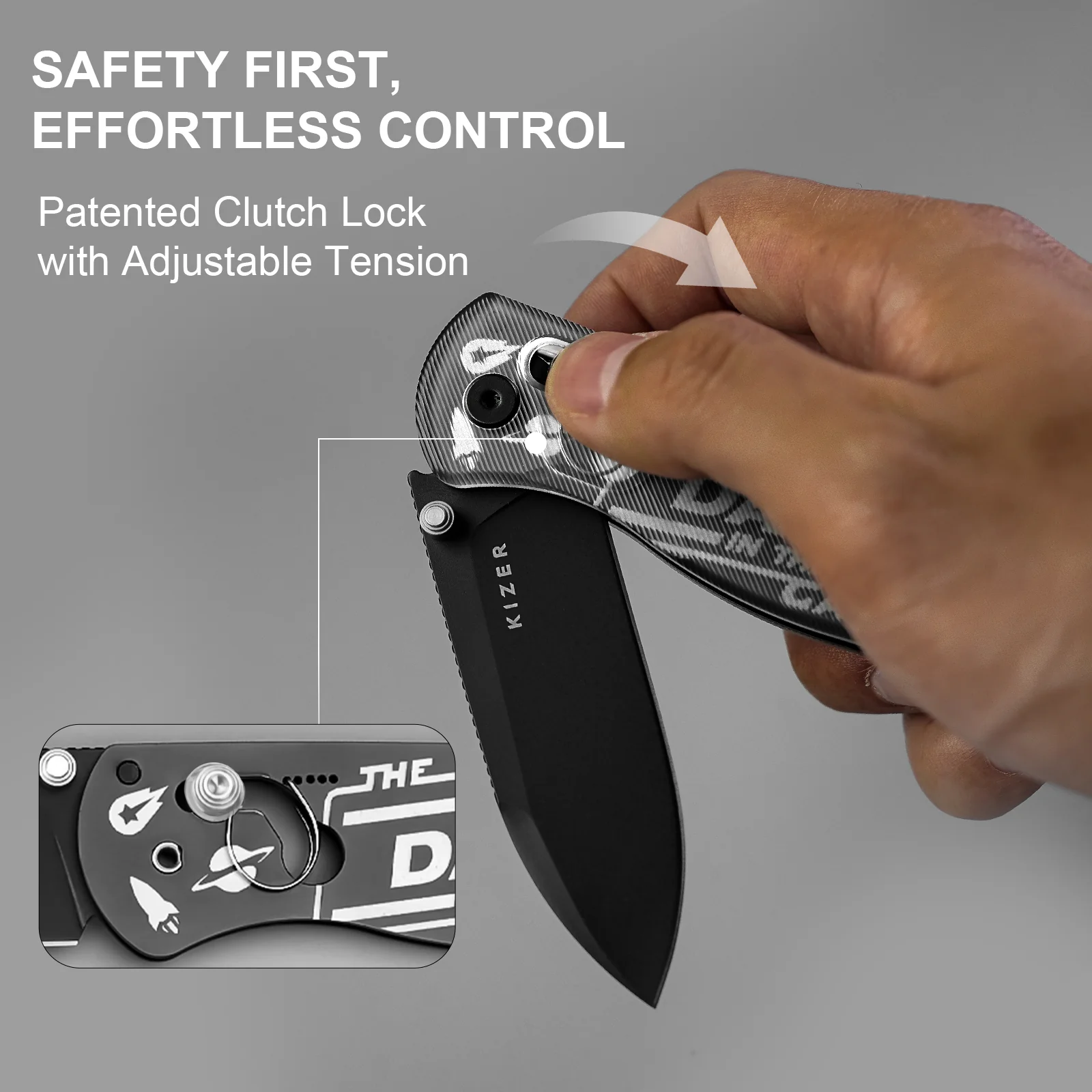 Drop Bear® | Kizer Clutch Lock™ | Nitro-V | Acrylic | KizerV™ 3619A11 - Image 10