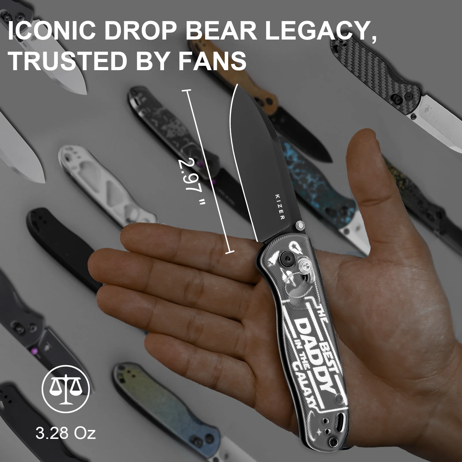 Drop Bear® | Kizer Clutch Lock™ | Nitro-V | Acrylic | KizerV™ 3619A11 - Image 11