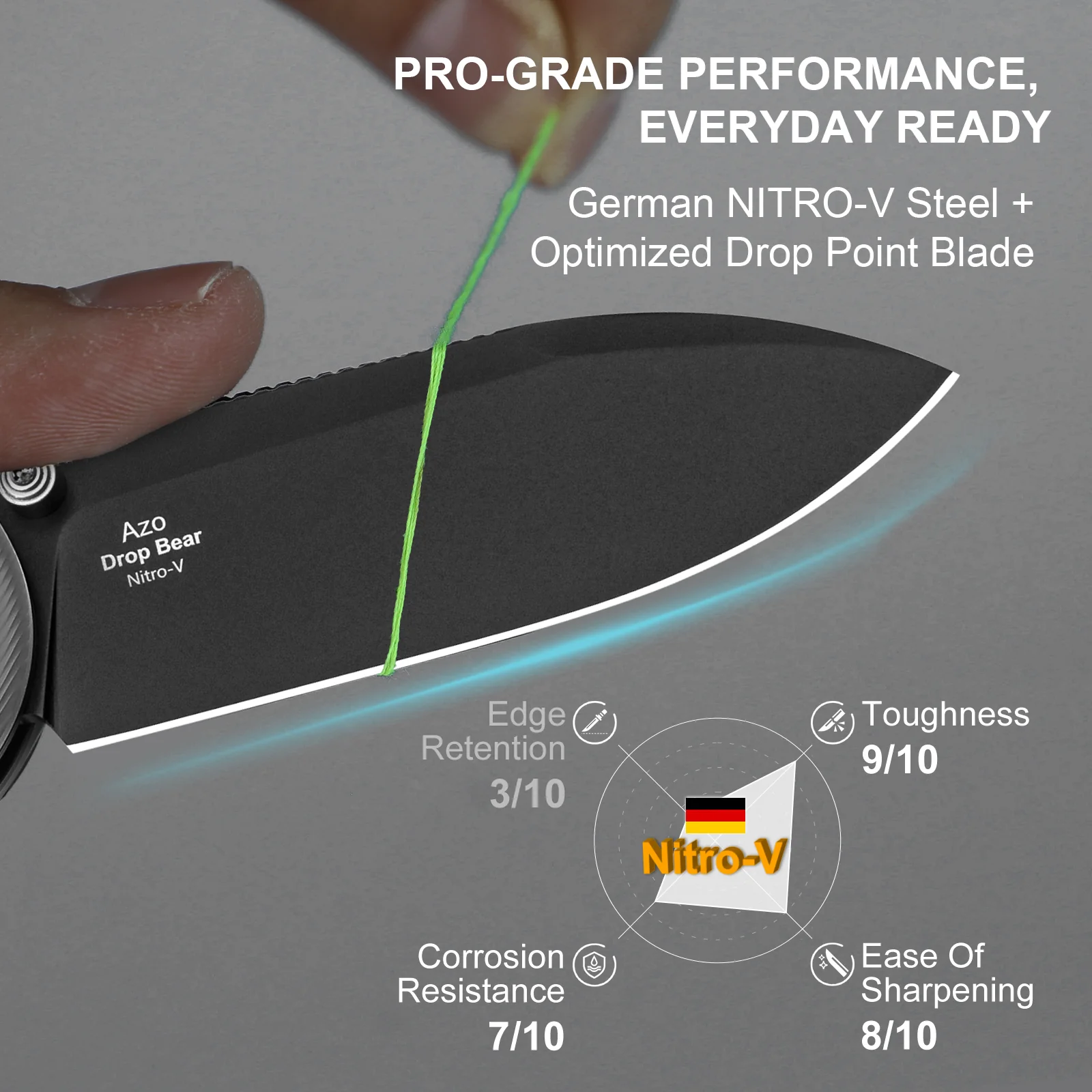 Drop Bear® | Kizer Clutch Lock™ | Nitro-V | Acrylic | KizerV™ 3619A11 - Image 12
