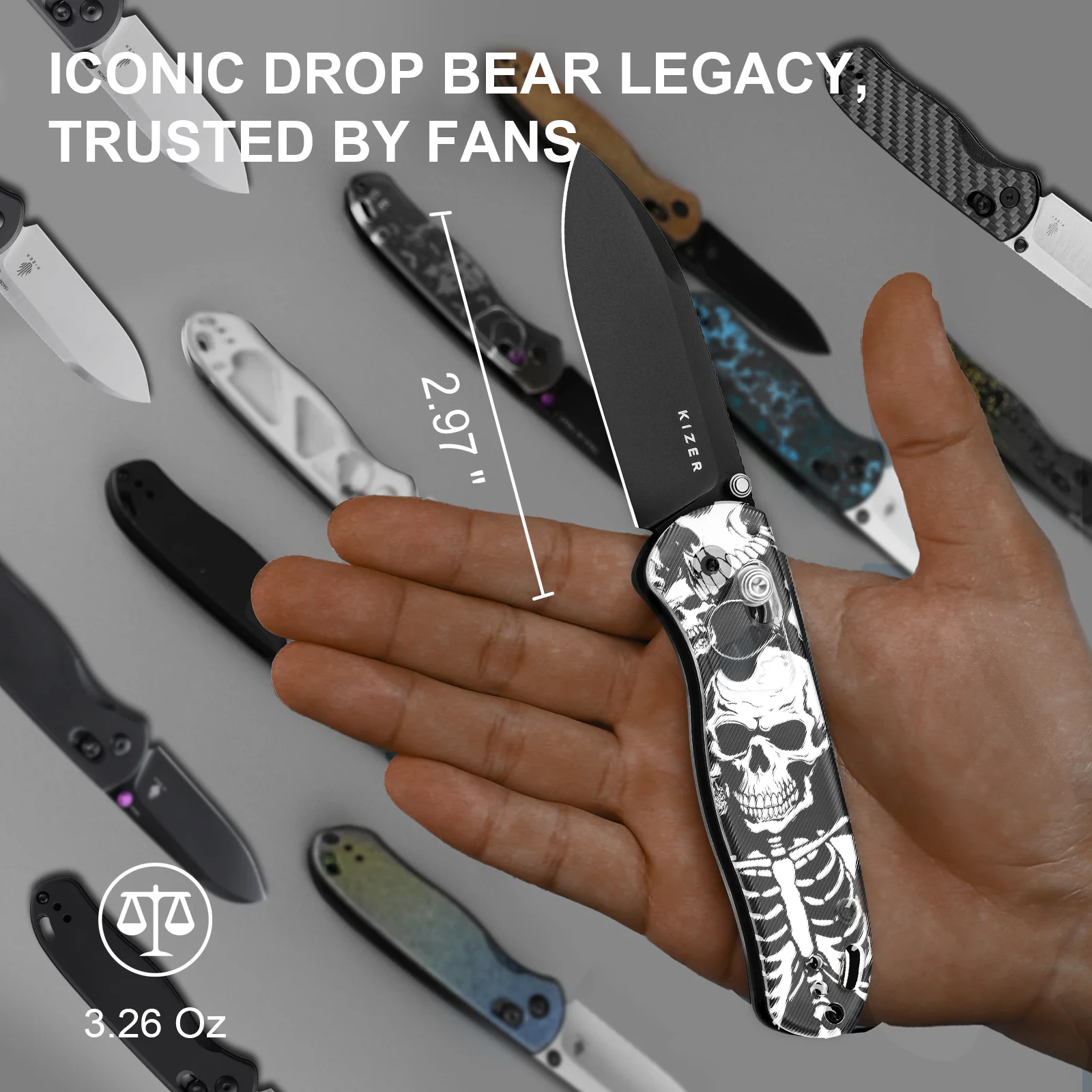 Drop Bear® | Kizer Clutch Lock™ | Nitro-V | Acrylic | KizerV™ 3619A12 - Image 10