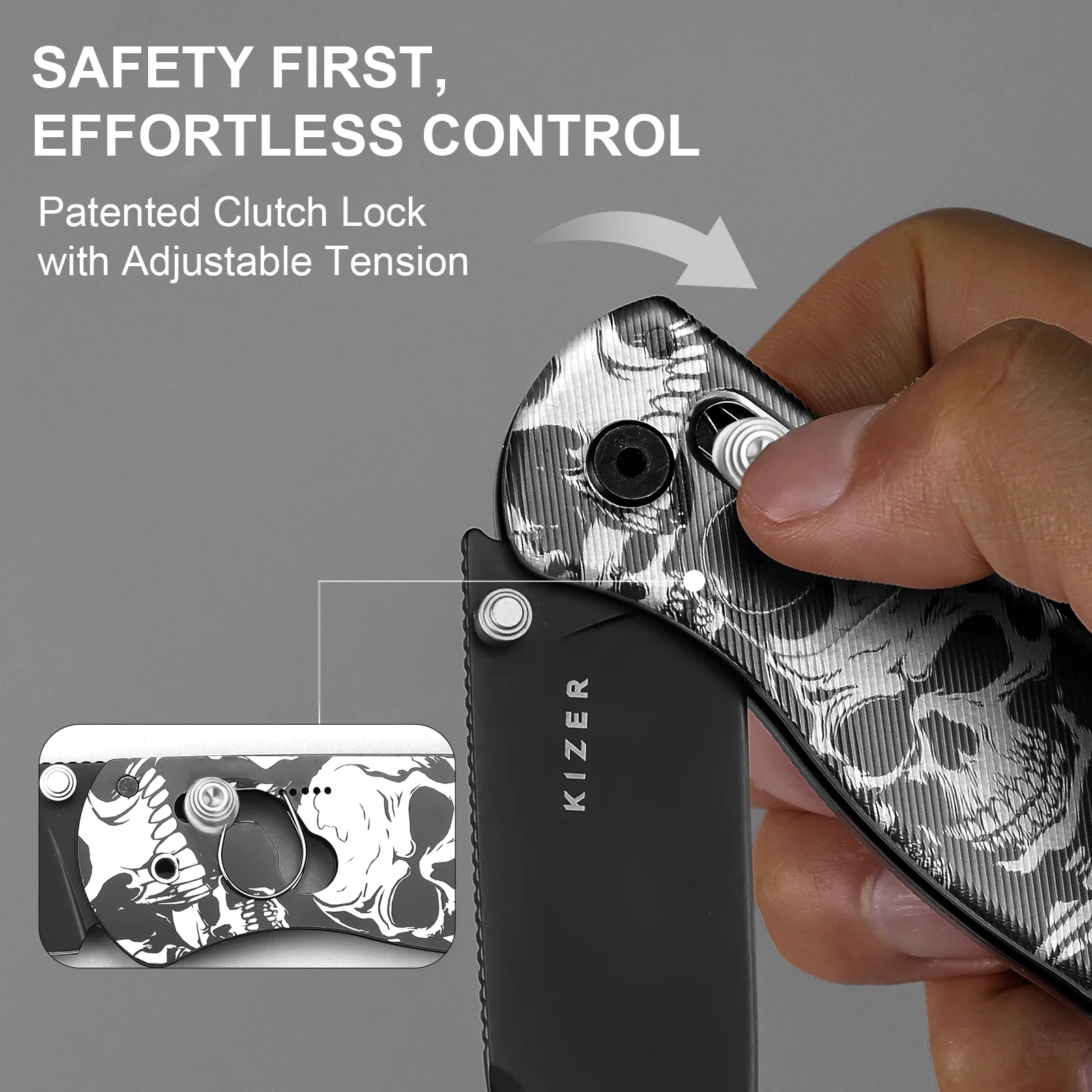 Drop Bear® | Kizer Clutch Lock™ | Nitro-V | Acrylic | KizerV™ 3619A12 - Image 11