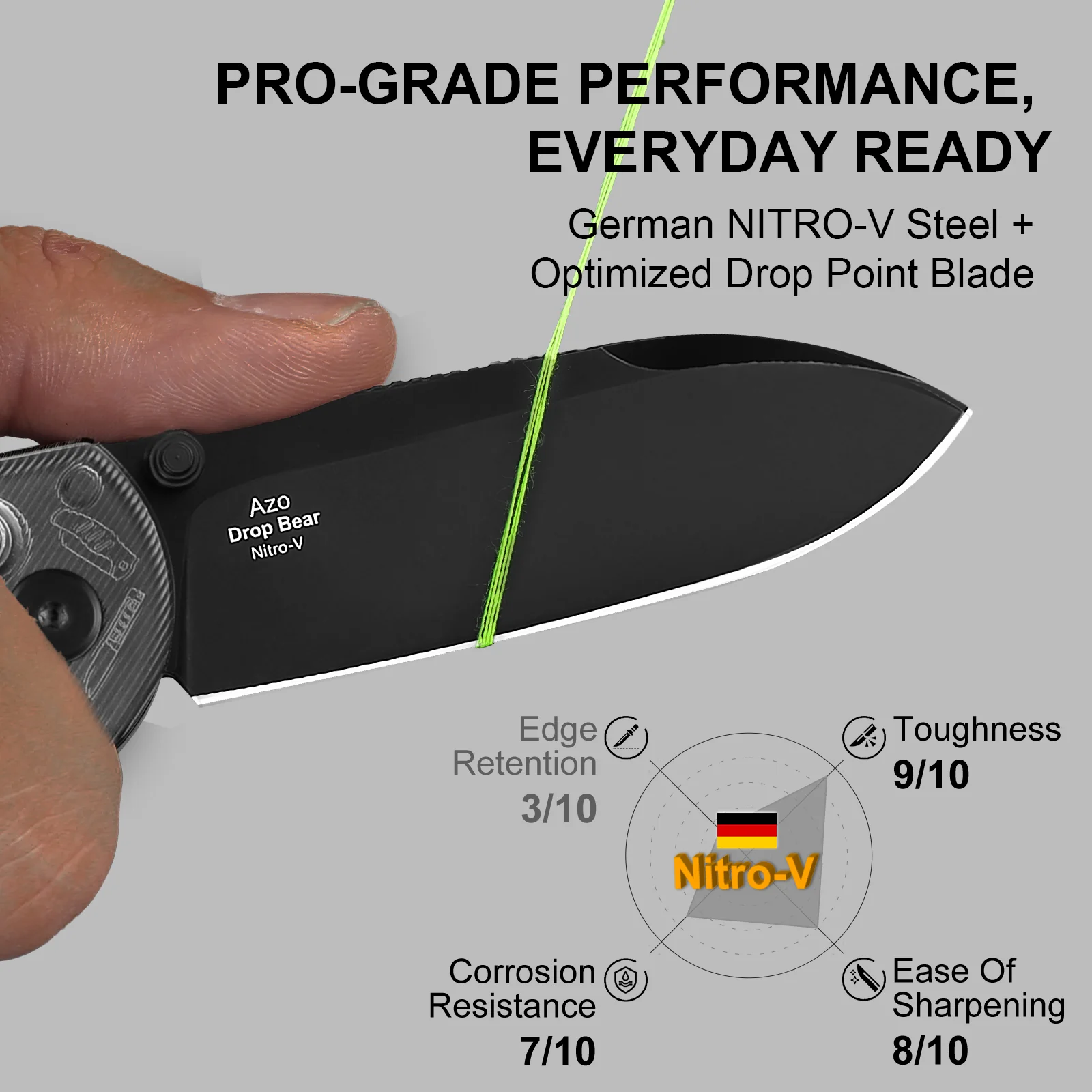 Drop Bear® | Kizer Clutch Lock™ | Nitro-V | Acrylic | KizerV™ 3619A14 - Image 14
