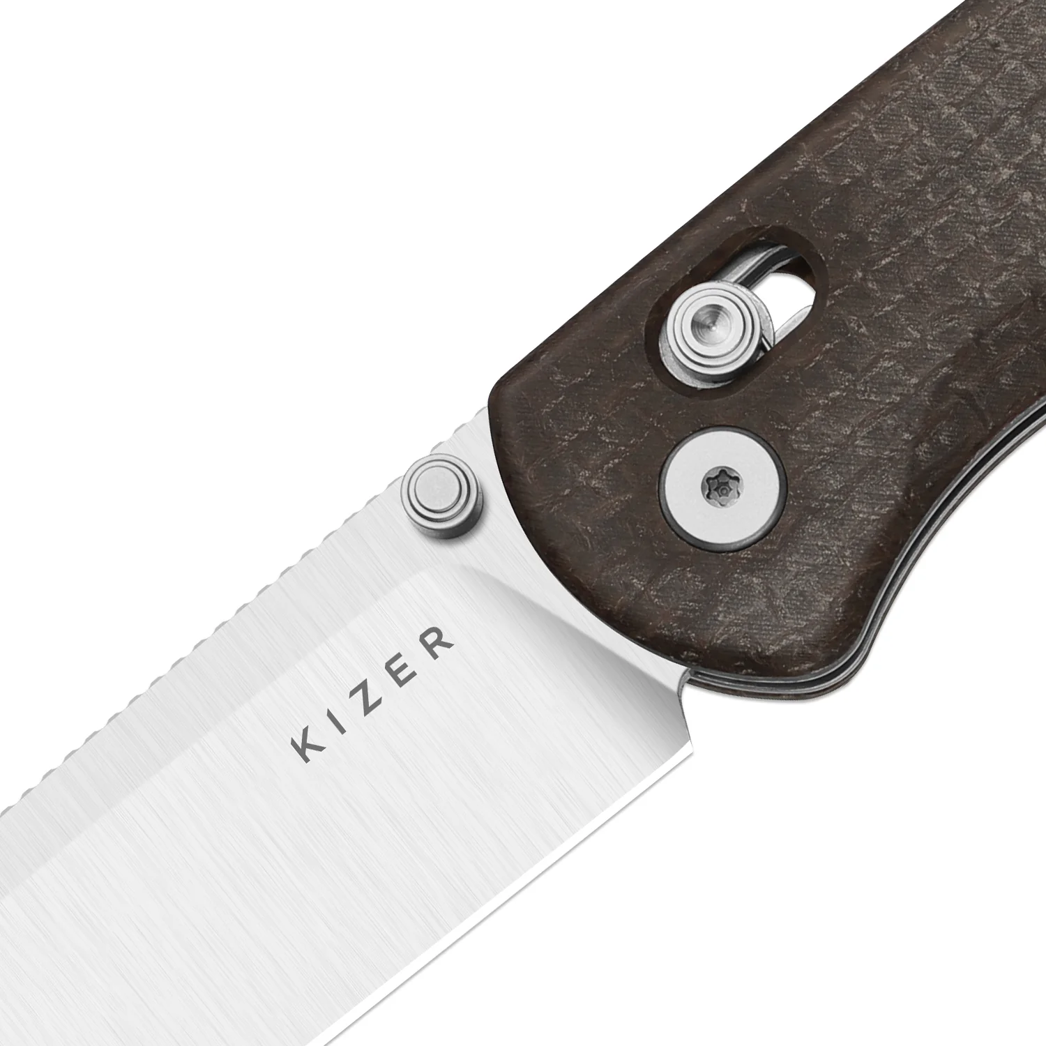 Drop Bear® | GID Canvas Micarta Handle | Kizer Clutch Lock™ | Nitro-V | KizerV™ 3619A19 - Image 4