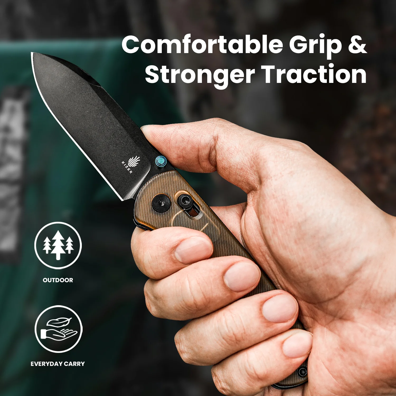 Drop Bear® | Kizer Clutch Lock™ | Nitro-V | PEI Handle | KizerV™ 3619A2 - Image 10
