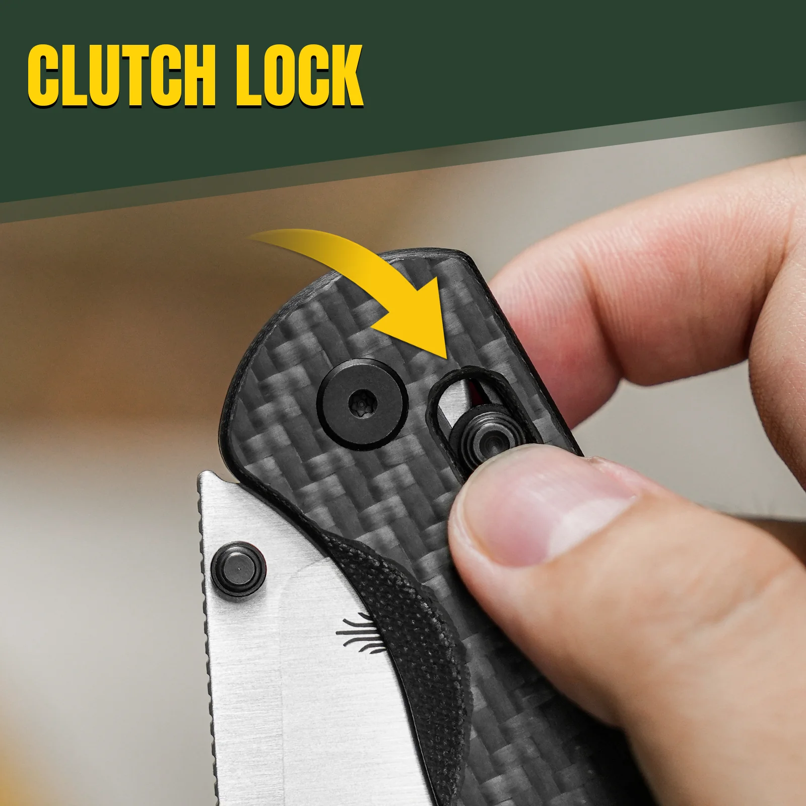 Drop Bear® | Kizer Clutch Lock™ | Nitro-V | 3K Carbon Fiber | KizerV™ 3619A3 - Image 11