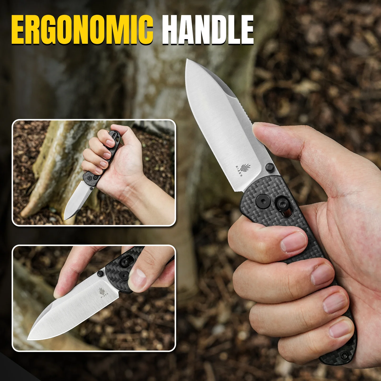 Drop Bear® | Kizer Clutch Lock™ | Nitro-V | 3K Carbon Fiber | KizerV™ 3619A3 - Image 12