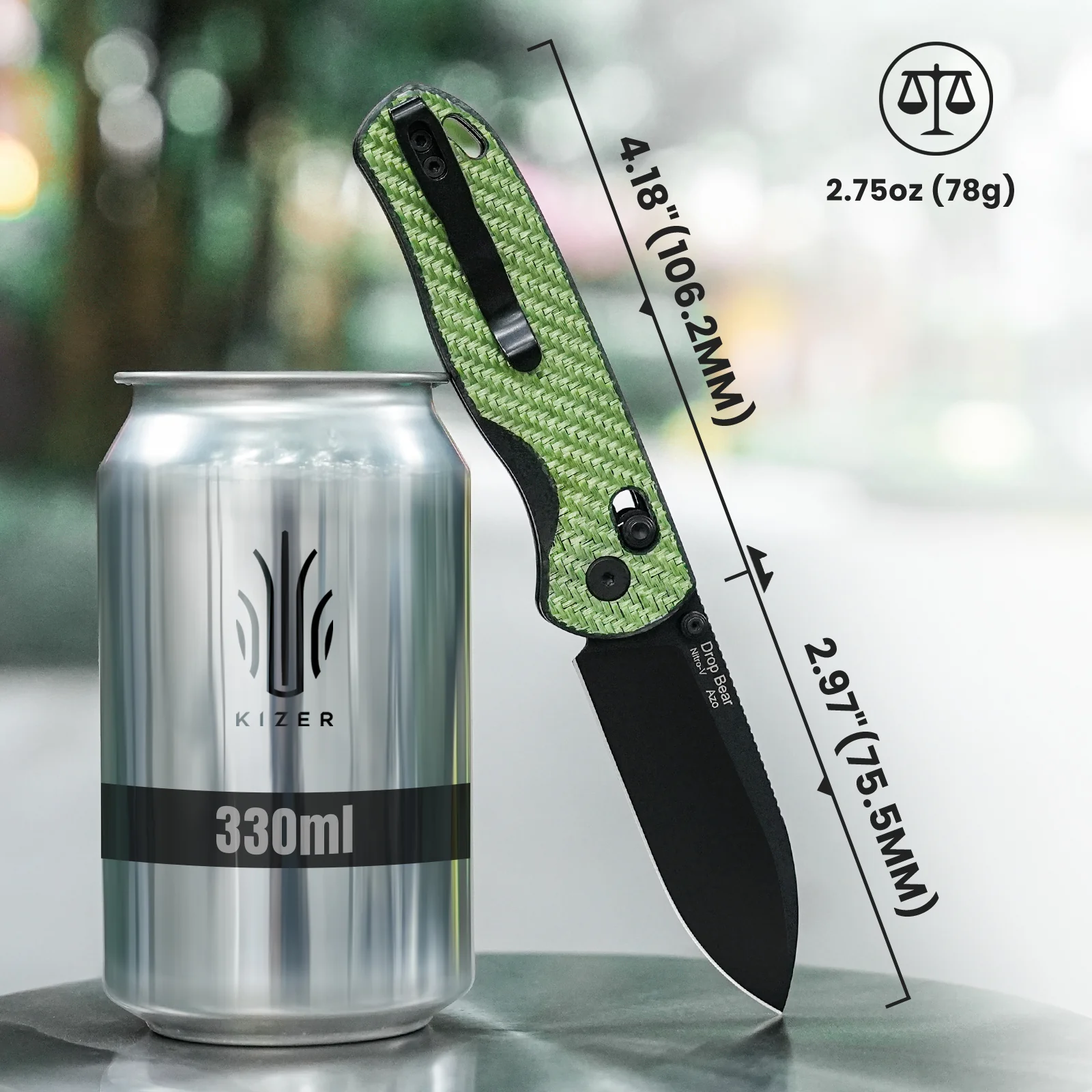 Drop Bear® | Kizer Clutch Lock™ | Nitro-V | Carbon Fiber | KizerV™ 3619A4 - Image 15