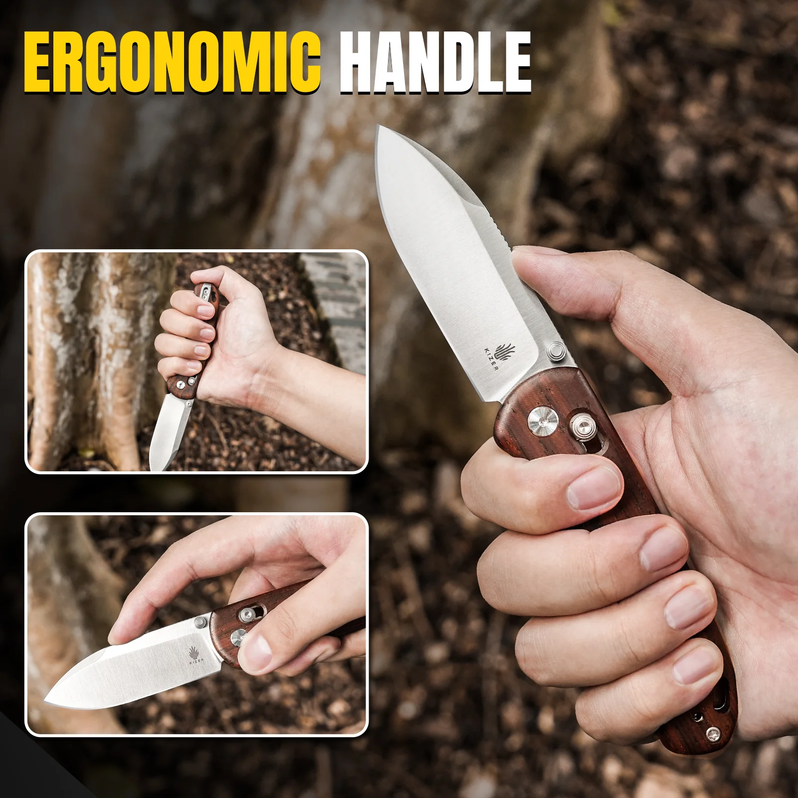Drop Bear® | Kizer Clutch Lock™ | Nitro-V | Wood | KizerV™ 3619A6 - Image 11