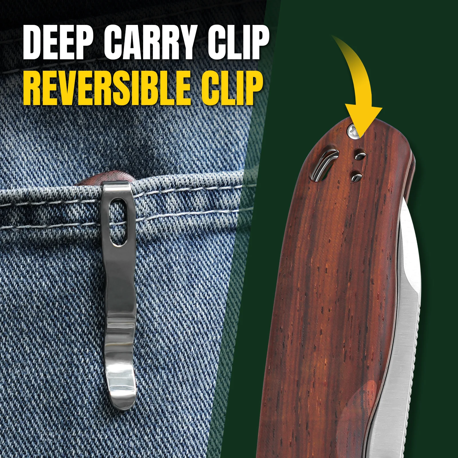 Drop Bear® | Kizer Clutch Lock™ | Nitro-V | Wood | KizerV™ 3619A6 - Image 12