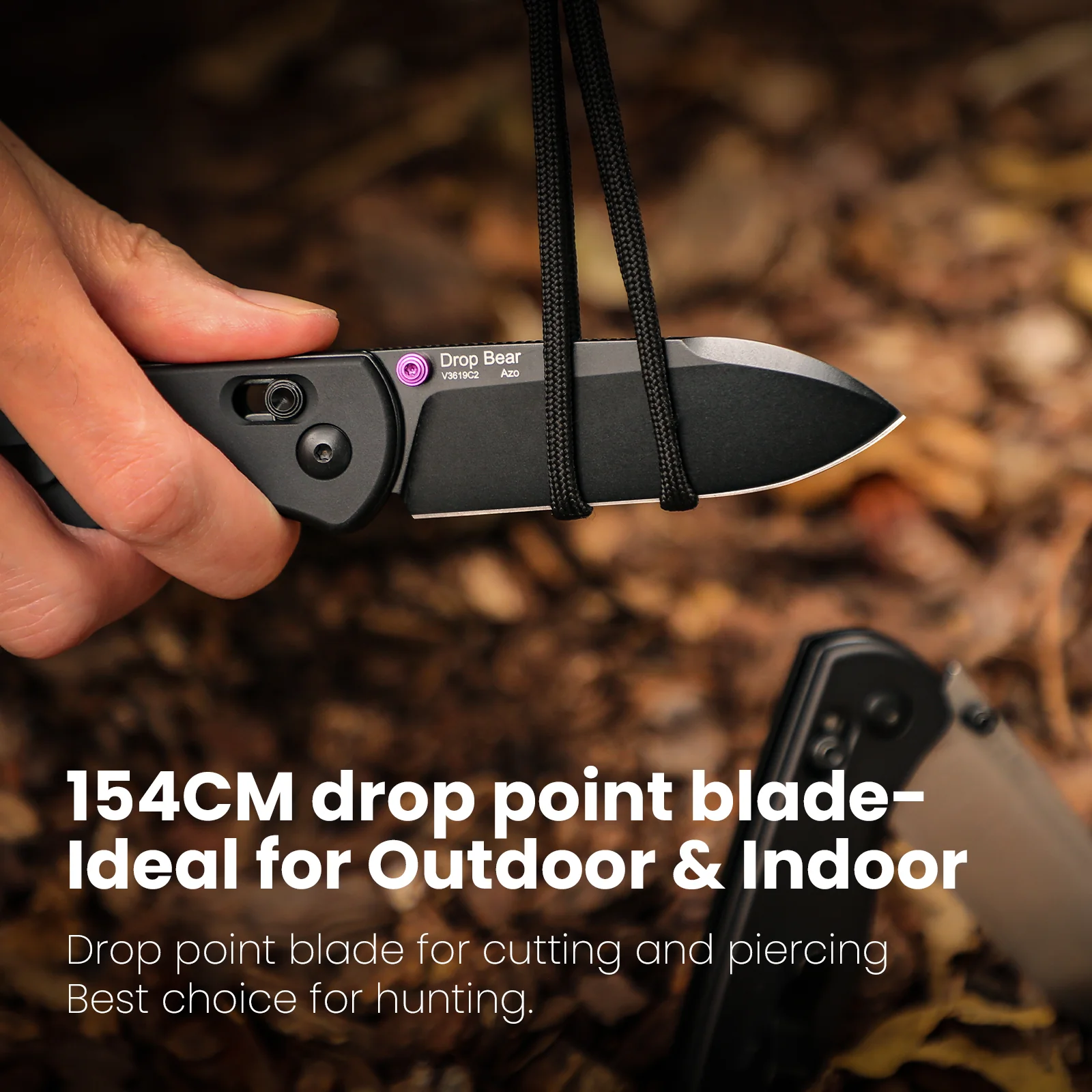 Drop Bear® | 154CM | Aluminum | KizerV™ 3619C2 - Image 10