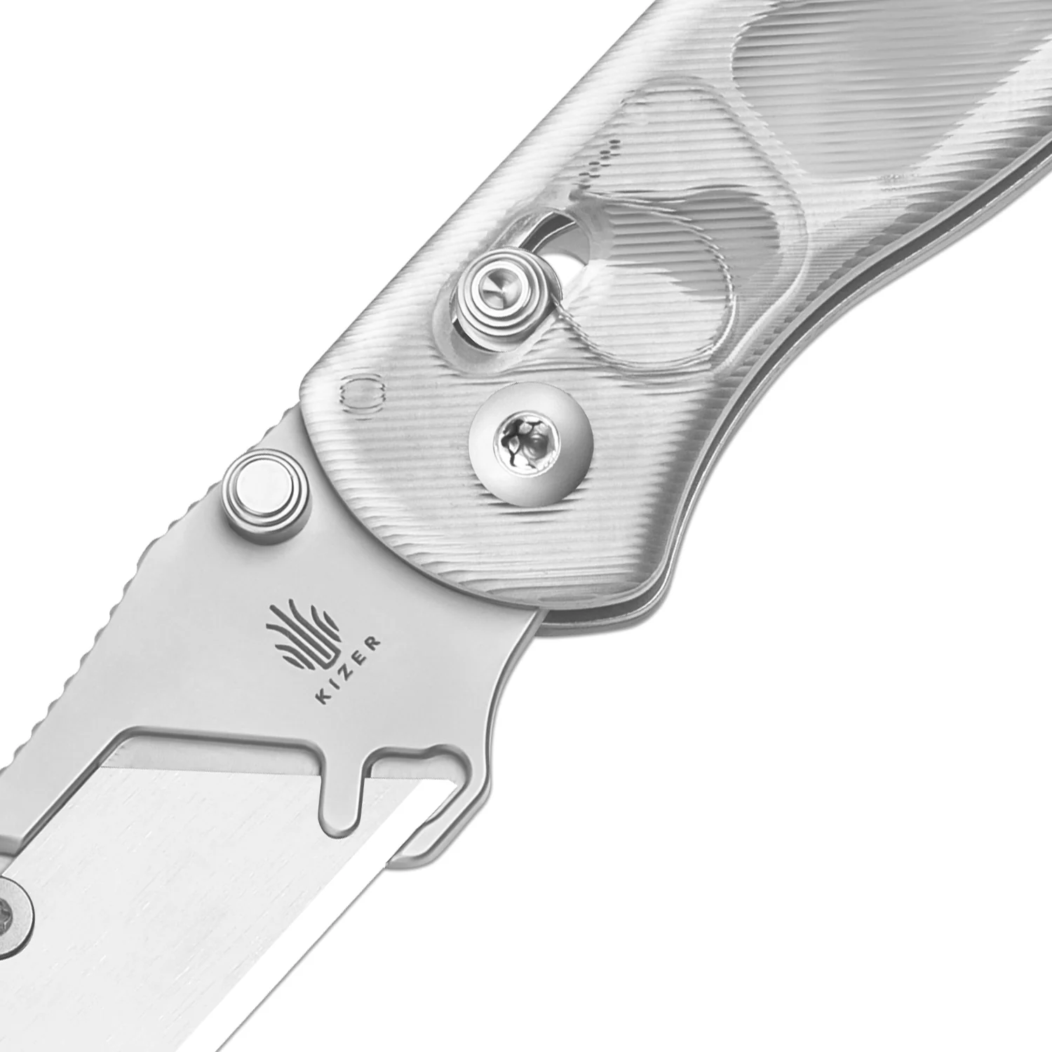 Drop Bear® Utility | Kizer Clutch Lock™ | Uti BEAR 1 | SK5 & 50Cr15MoV | Acrylic | KizerV™ 3619JA5 - Image 6