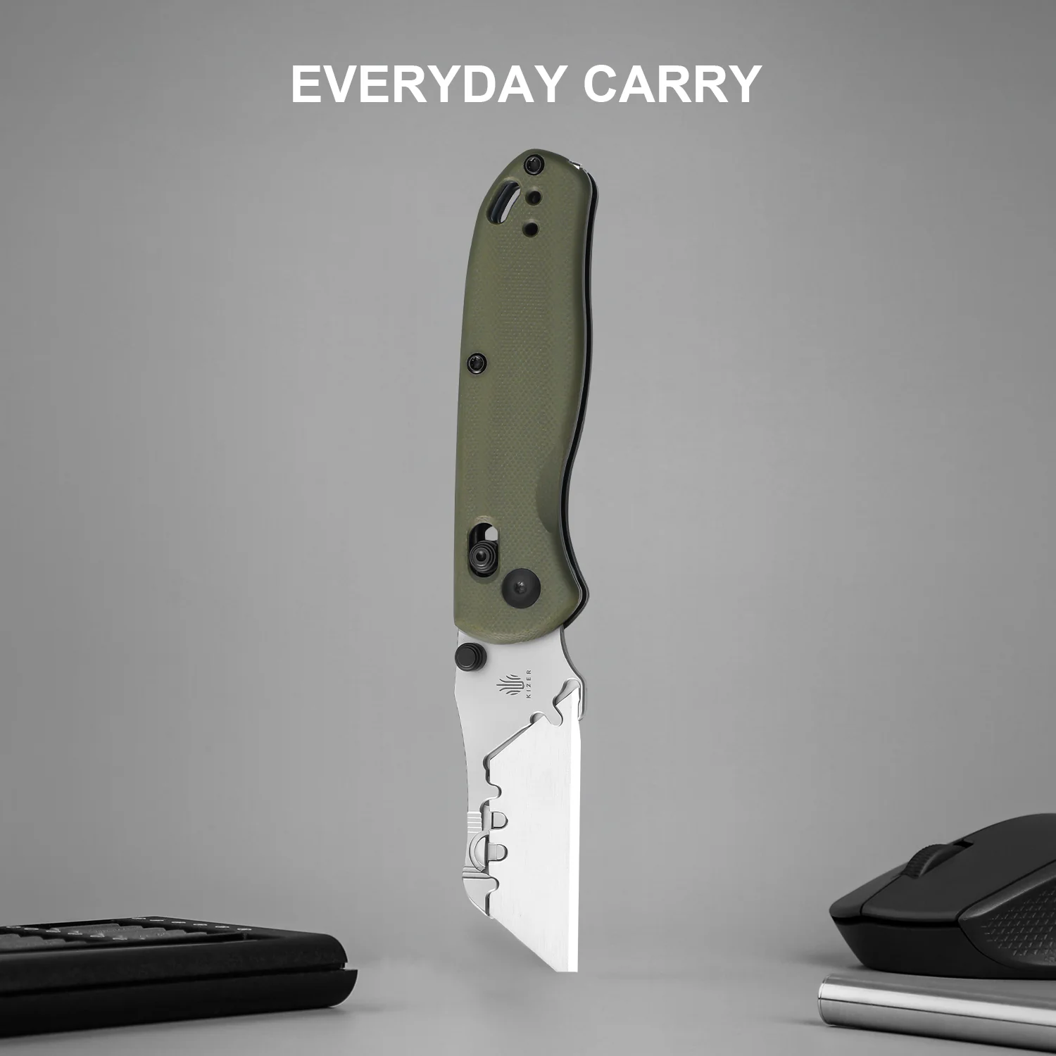 Drop Bear® Utility | Kizer Clutch Lock™ | Uti BEAR 2 | SK5 & 50Cr15MoV | G10 | KizerV™ 3619JA6 - Image 16