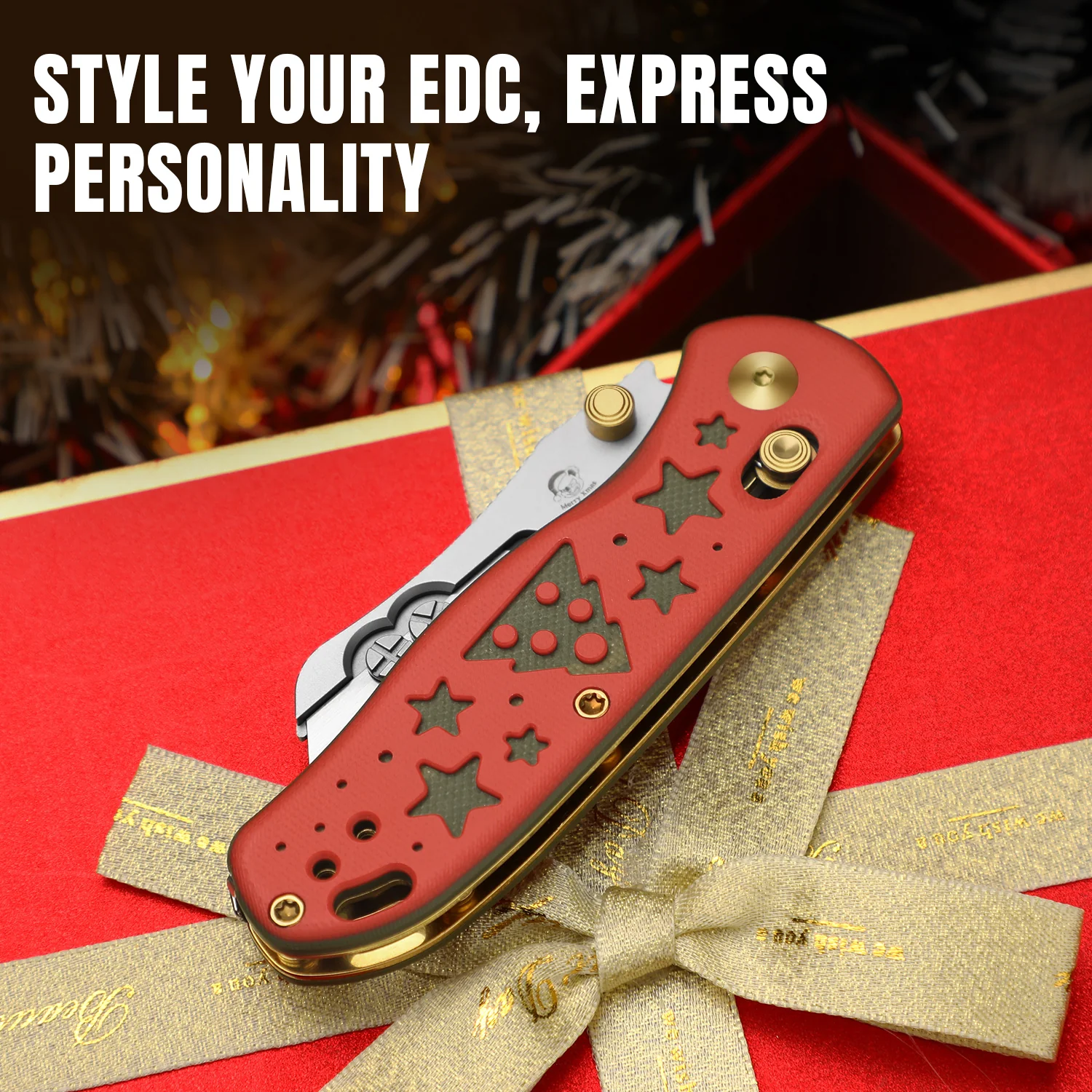 Christmas |Uti BEAR 1 | 5CR15MOV | G10 | Dropbear® Utility Knives | V3619JMC1 | Limited - Image 13
