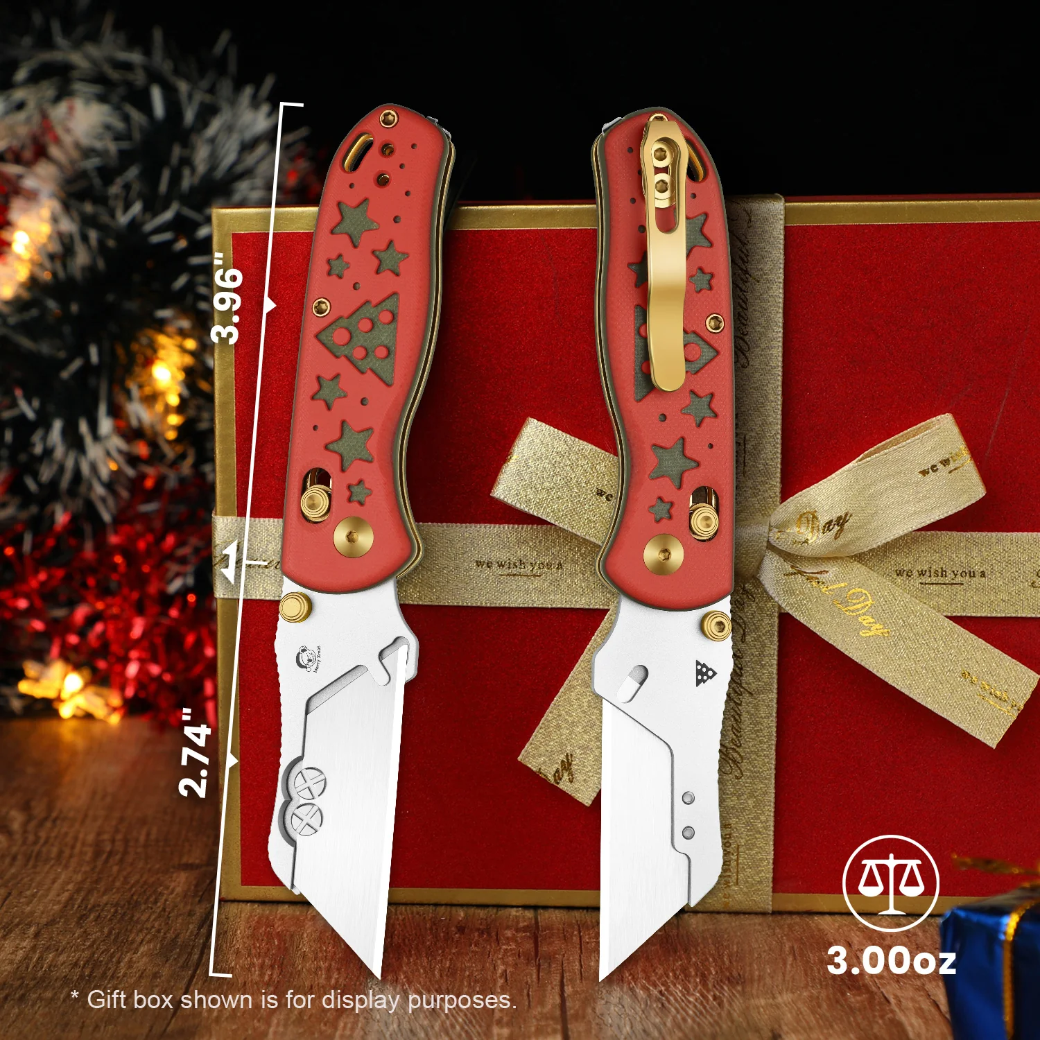 Christmas |Uti BEAR 1 | 5CR15MOV | G10 | Dropbear® Utility Knives | V3619JMC1 | Limited - Image 16