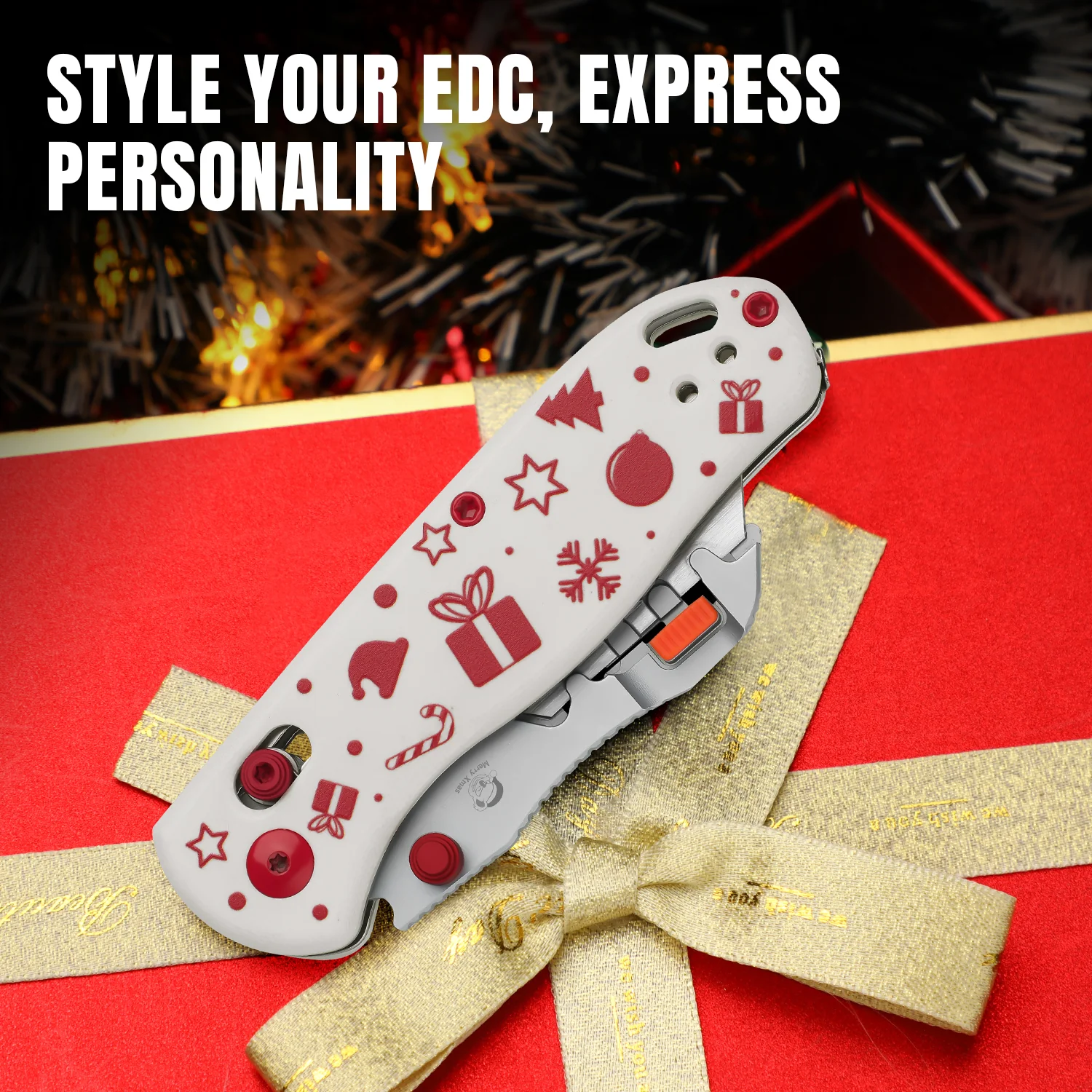 Christmas | Uti BEAR 2 | 5CR15MOV | G10 | Dropbear® Utility Knives | V3619JMC2 | Limited - Image 11