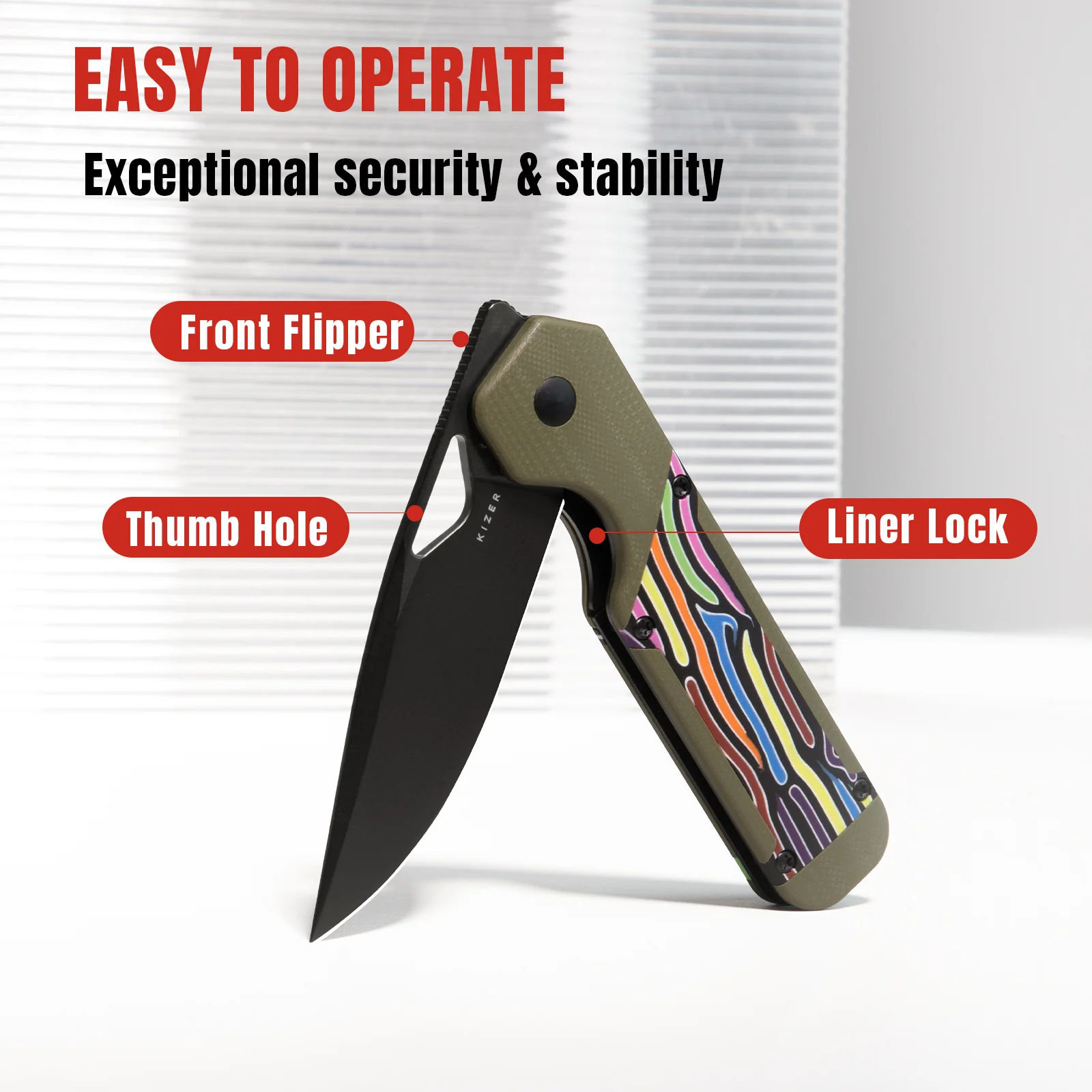 Militaw® | Nitro-V | Olive Green & Party Steamers G10 | KizerV™ 3634A3 - Image 12