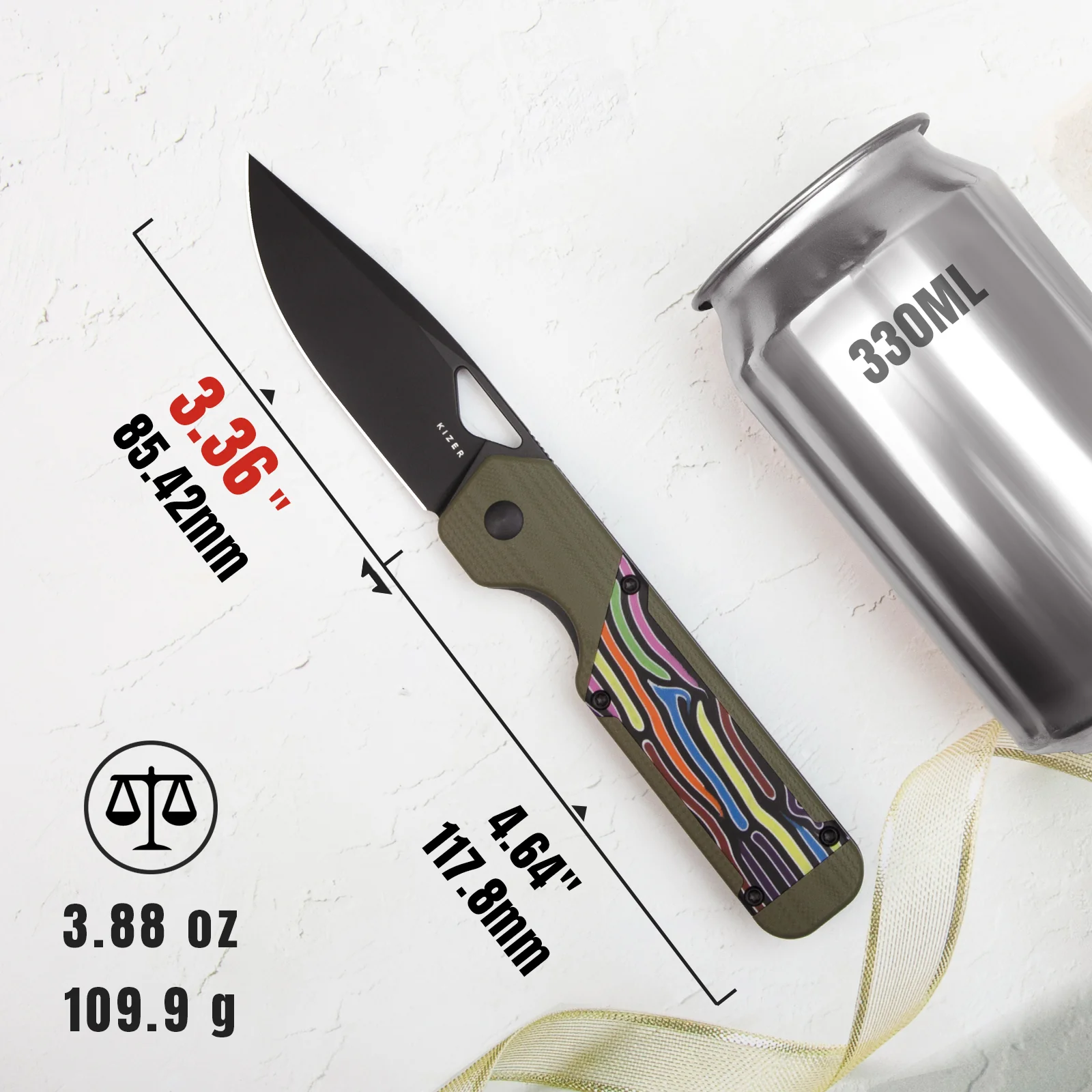Militaw® | Nitro-V | Olive Green & Party Steamers G10 | KizerV™ 3634A3 - Image 14